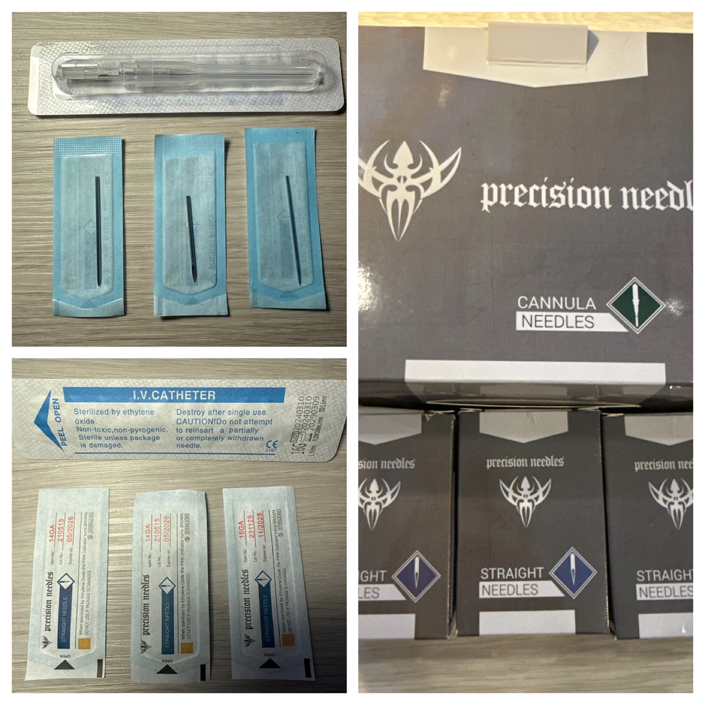 New piercing jewelry needles and disposable tools