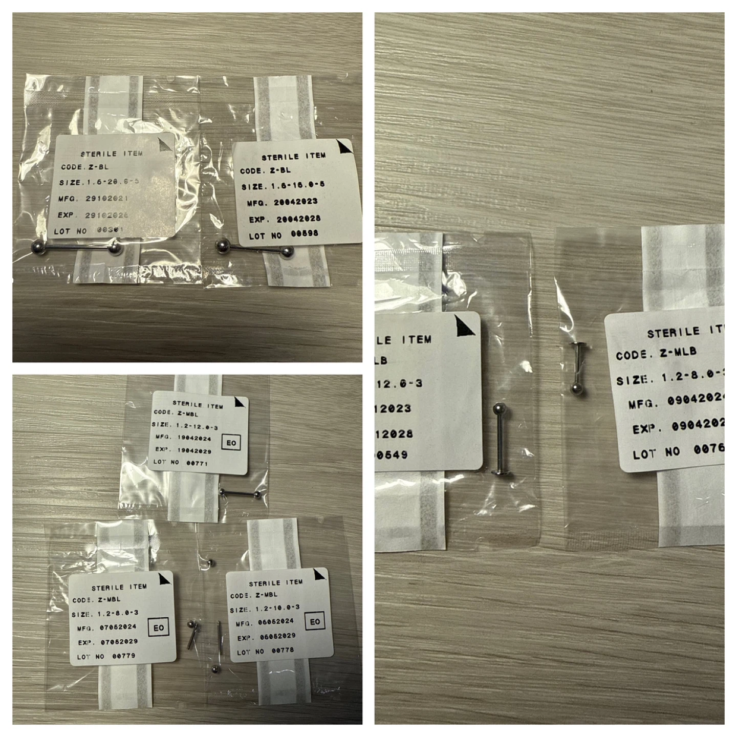 New piercing jewelry needles and disposable tools - photo 2