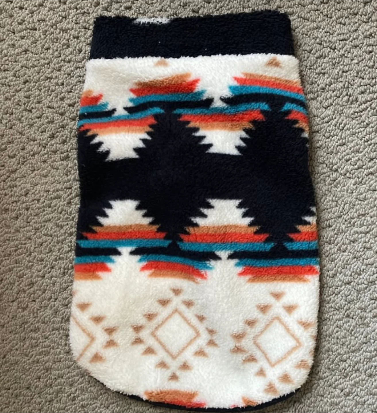 Cute geometric dog sweater