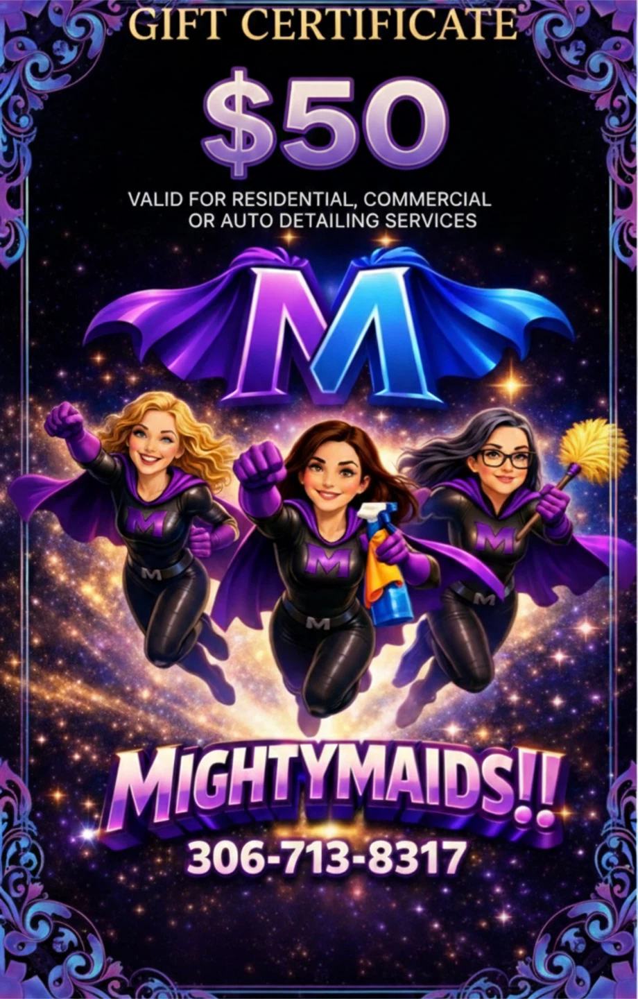 $50 Mighty Maids Gift Certificate
