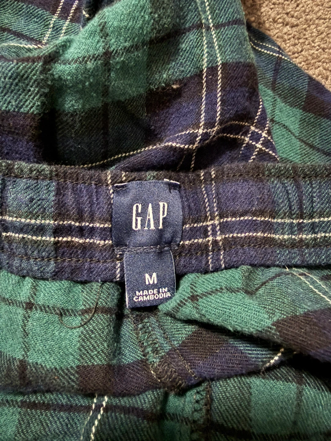 GAP Plaid Pajama Pants - photo 3