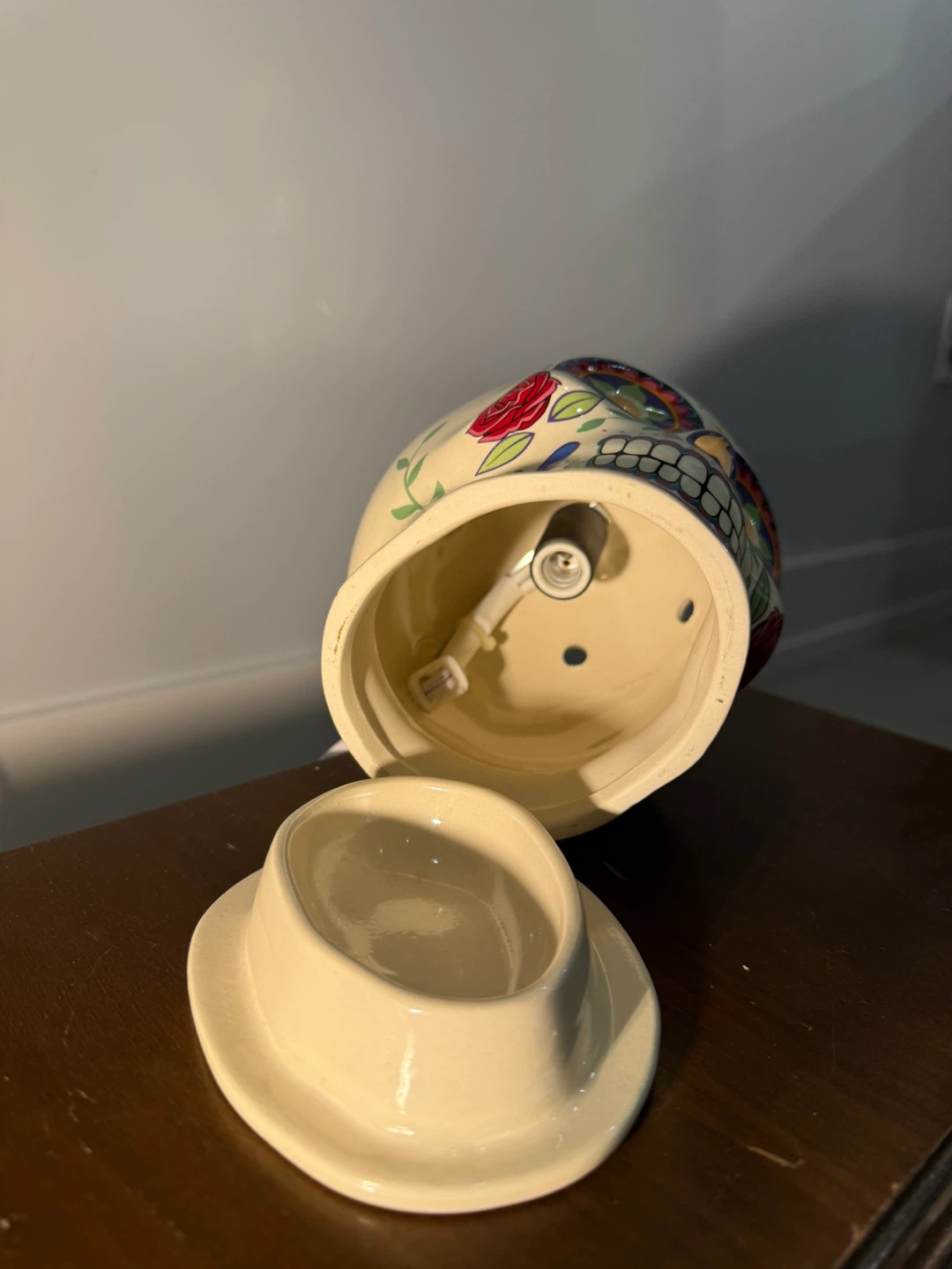 Ceramic Sugar Skull Light - photo 4