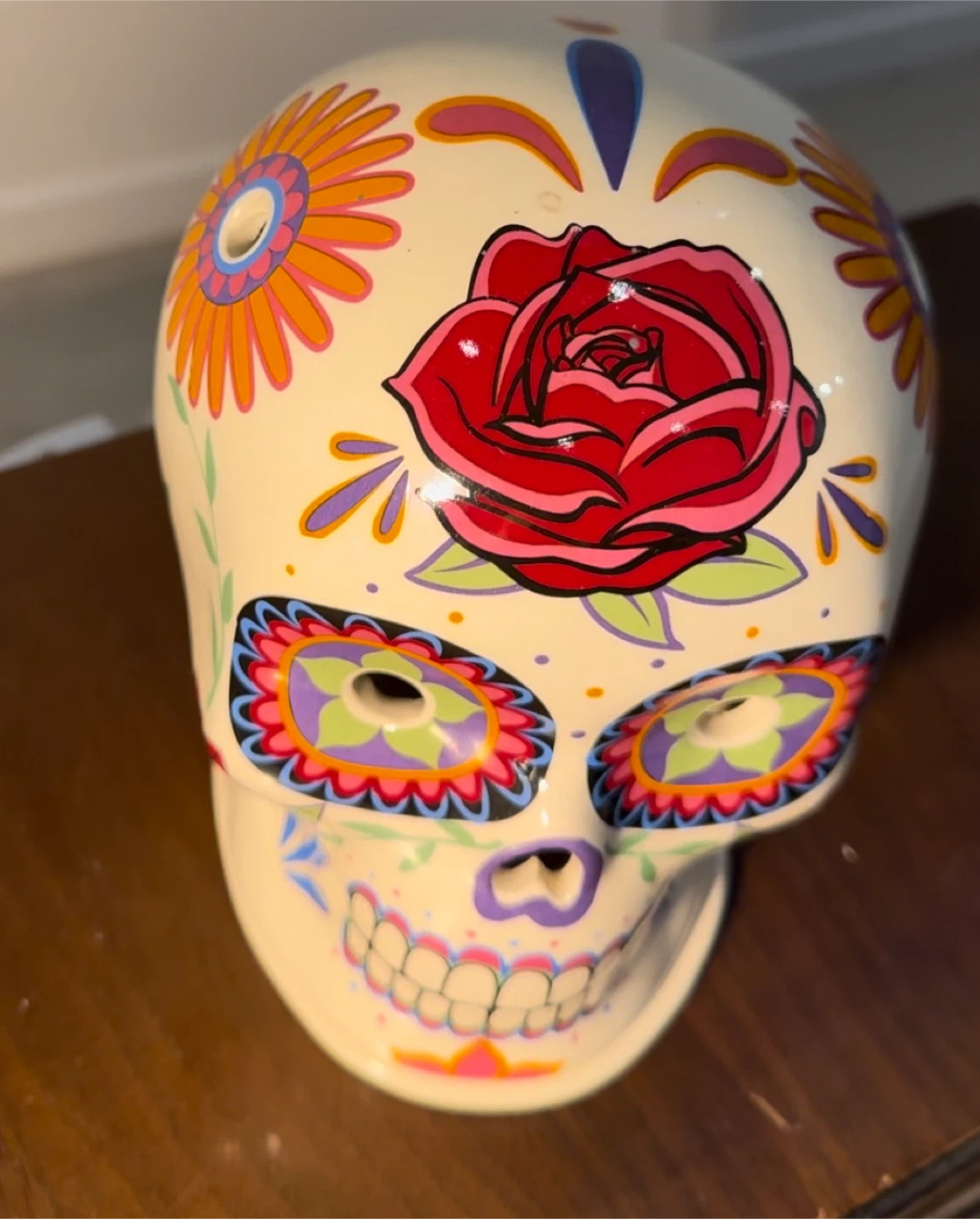 Ceramic Sugar Skull Light - photo 2