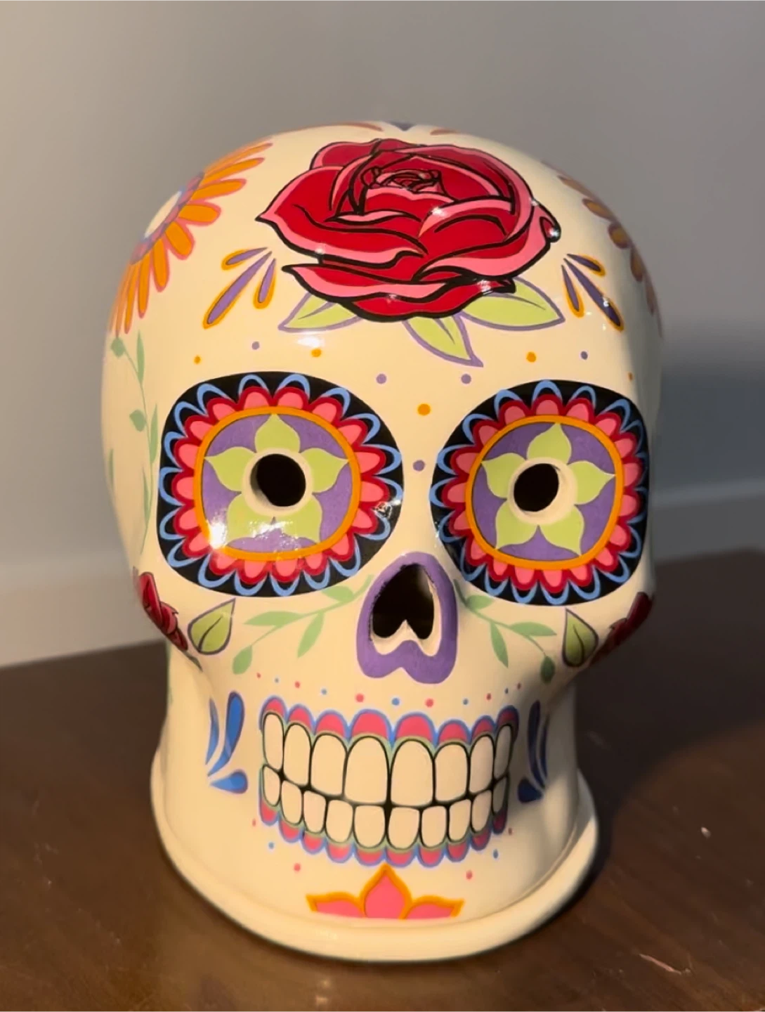 Ceramic Sugar Skull Light - photo 3