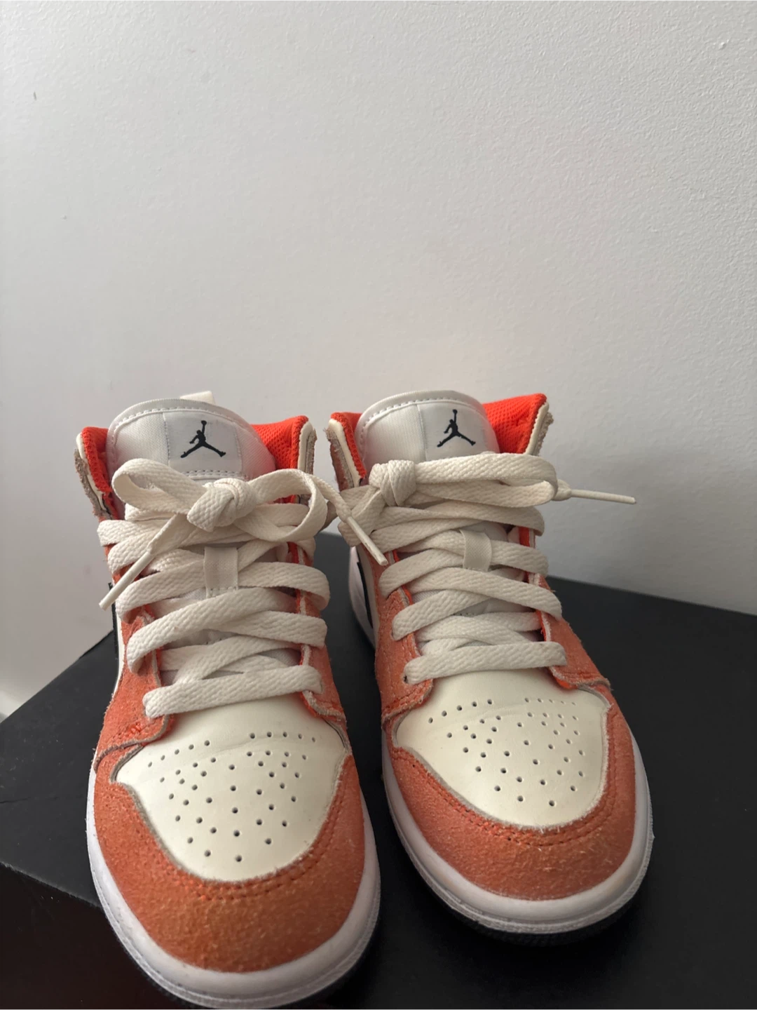 Toddler 12C Air Jordan 1 Mid SE Orange/Cream - photo 3