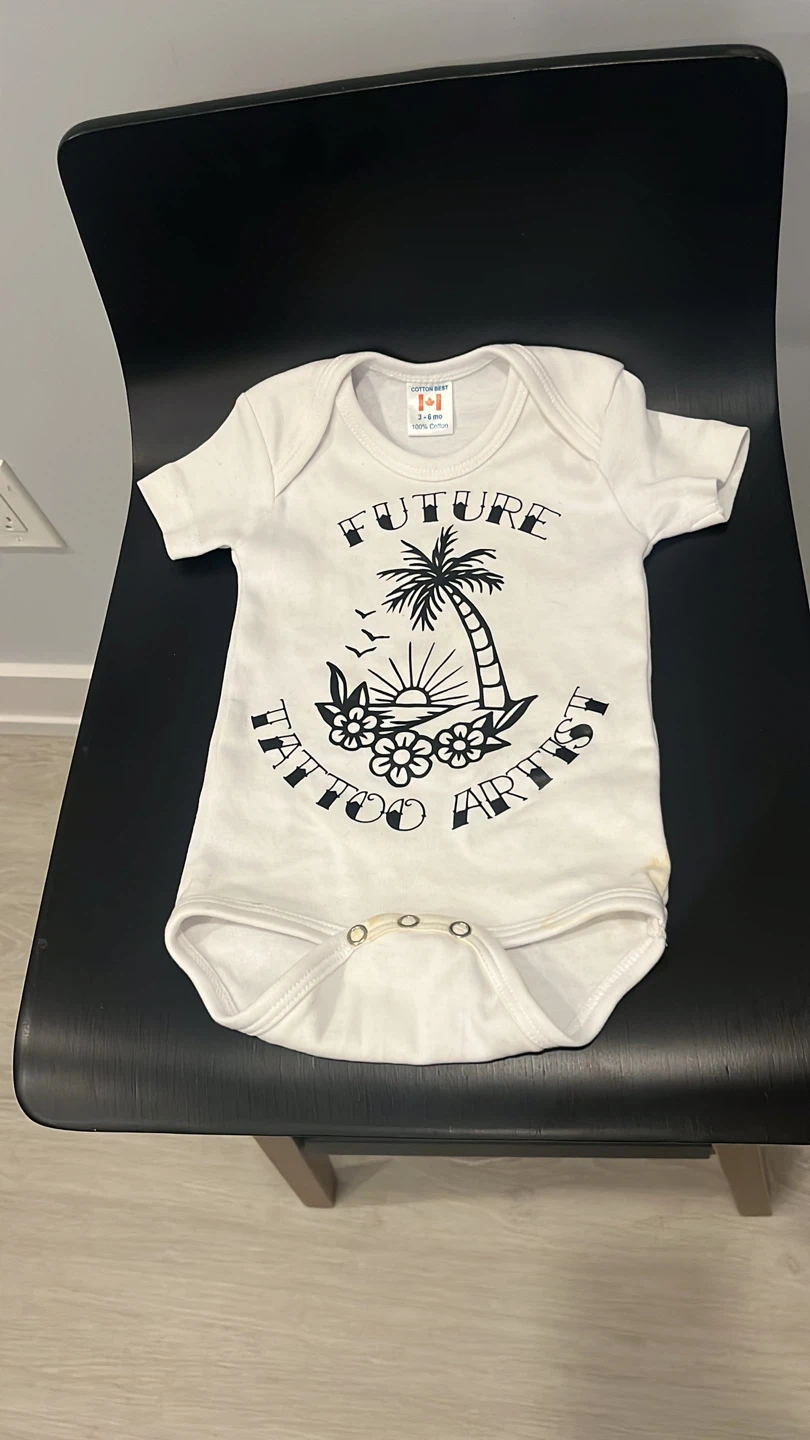 Cotton Best Baby "Future Tattoo Artist" Onesie 3-6 Months - photo 2