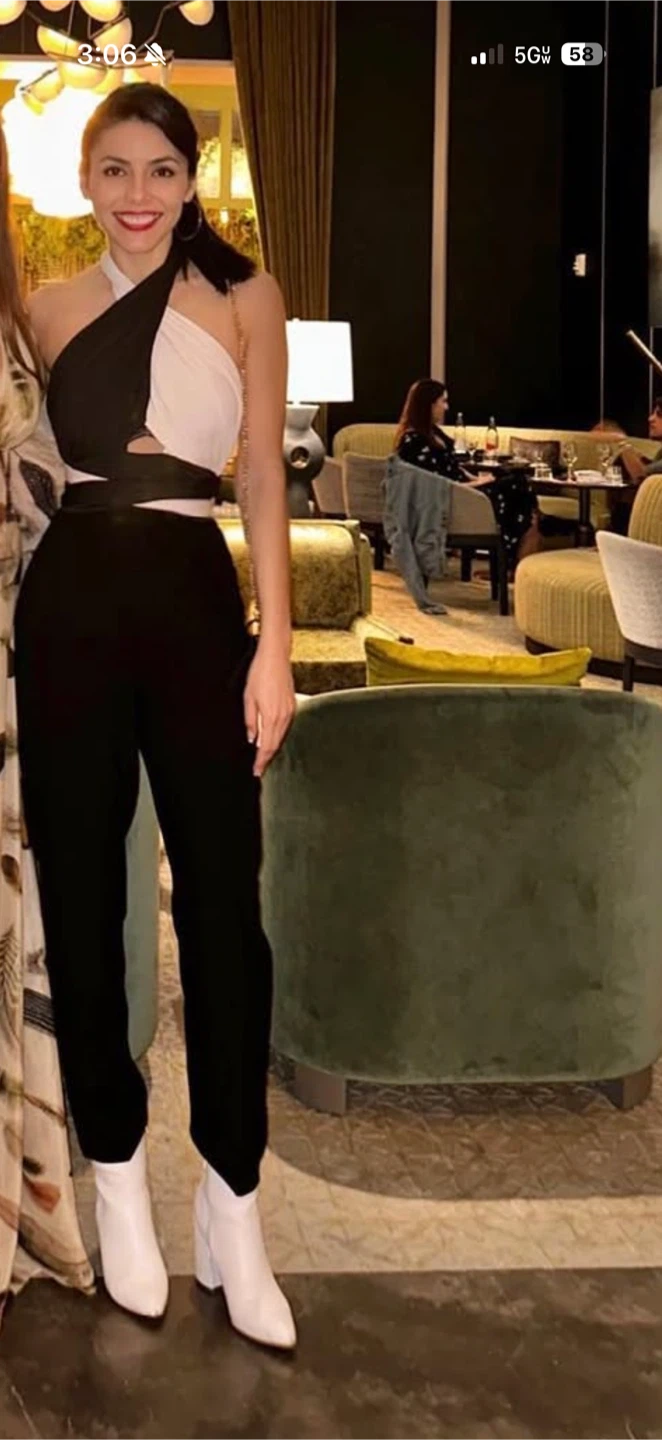 Asymmetrical Halter Neck Jumpsuit