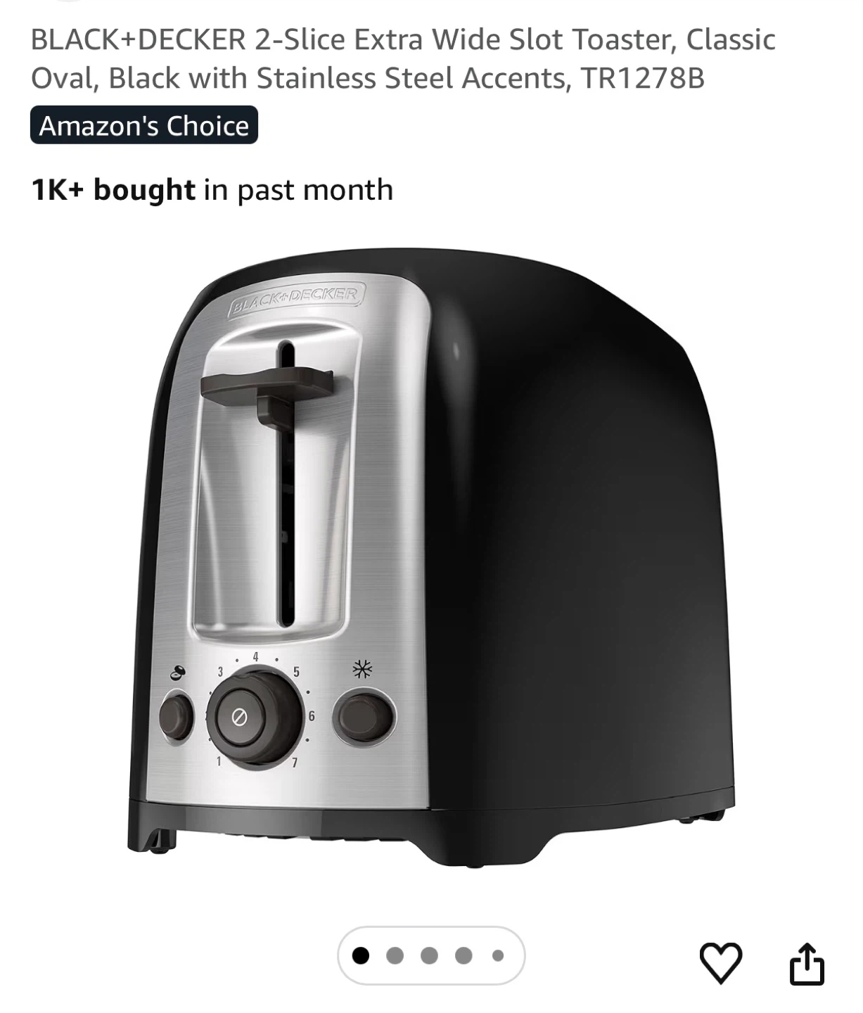 BLACK+DECKER 2-Slice Toaster - photo 2