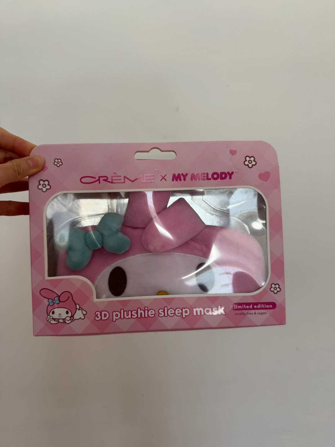 Creme x My Melody 3D Plushie Sleep Mask