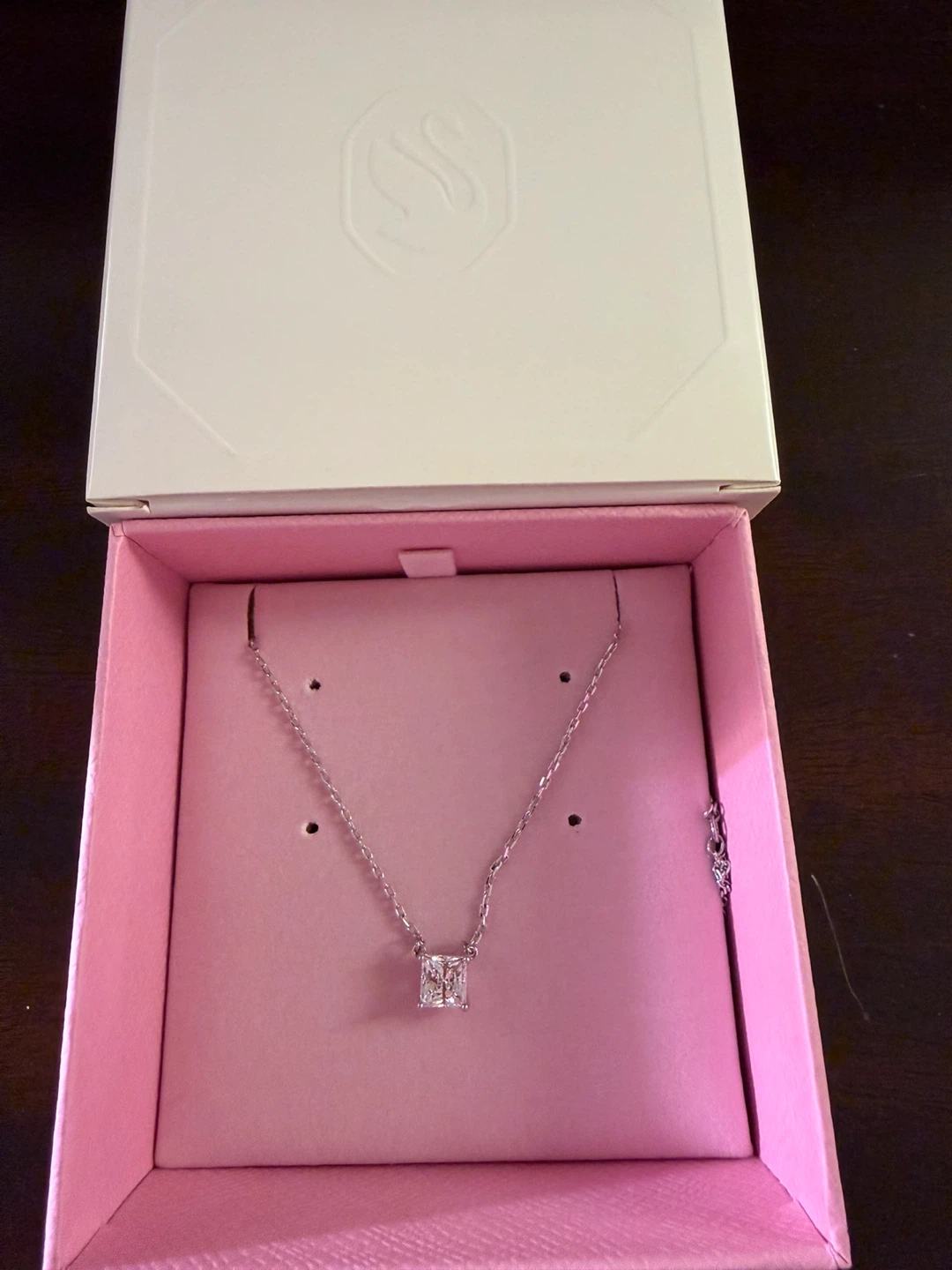 Swarovski Square Cut Crystal Necklace - photo 5