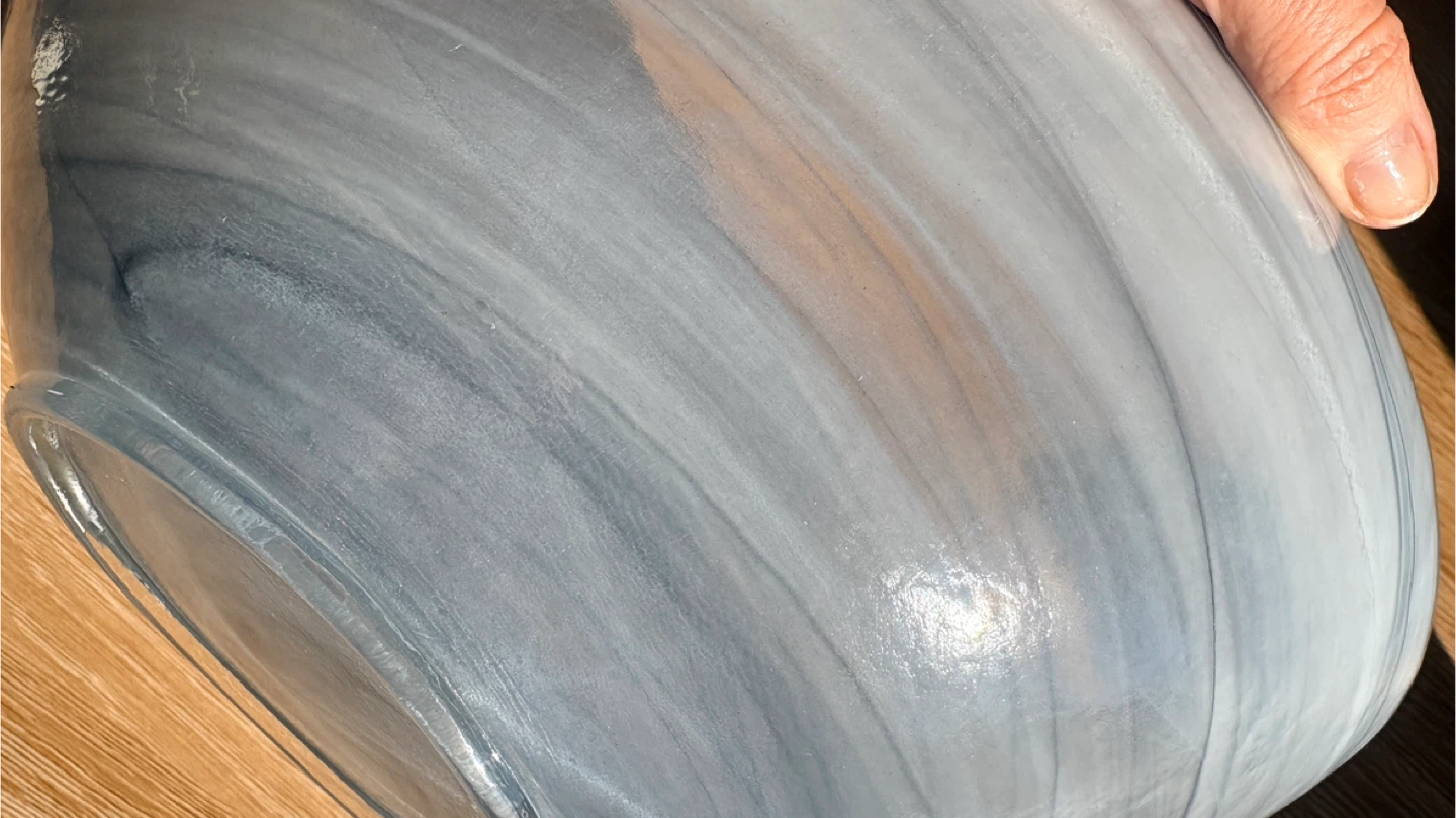 Decorative Swirl Glass Bowl - photo 5