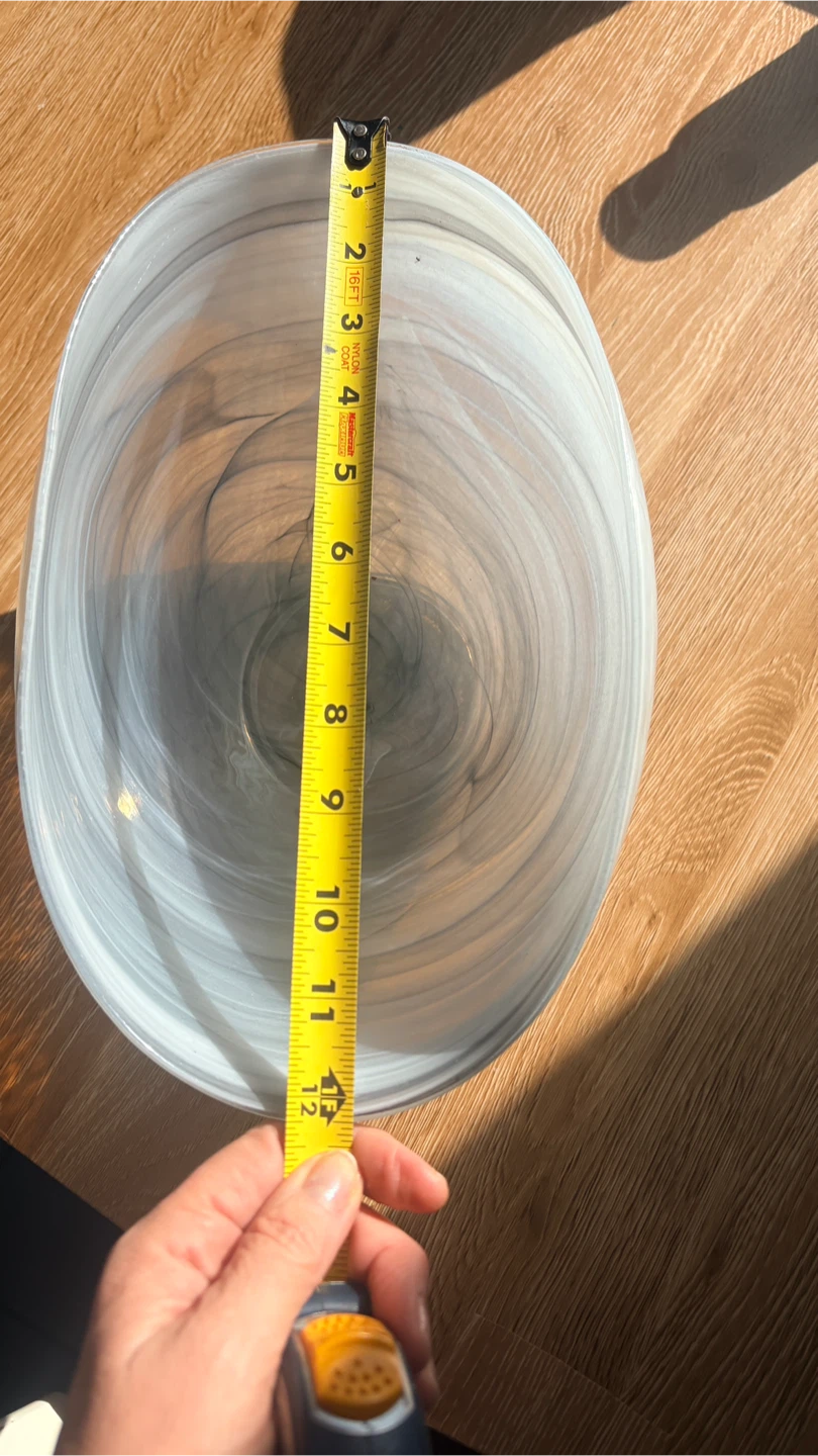 Decorative Swirl Glass Bowl - photo 2