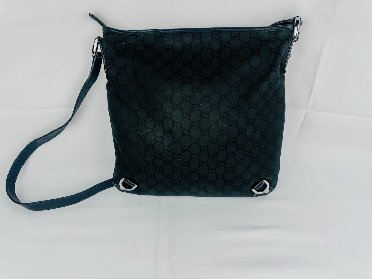 GUCCI GG Canvas Abbey D-Ring Crossbody Good Condition - photo 2