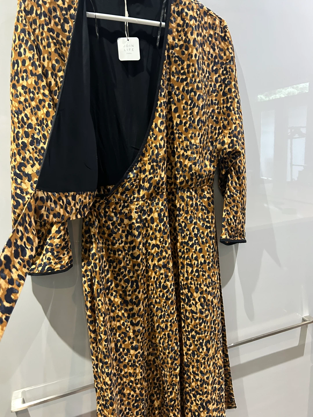TRF ZARA  Animal Print Wrap Dress - photo 3