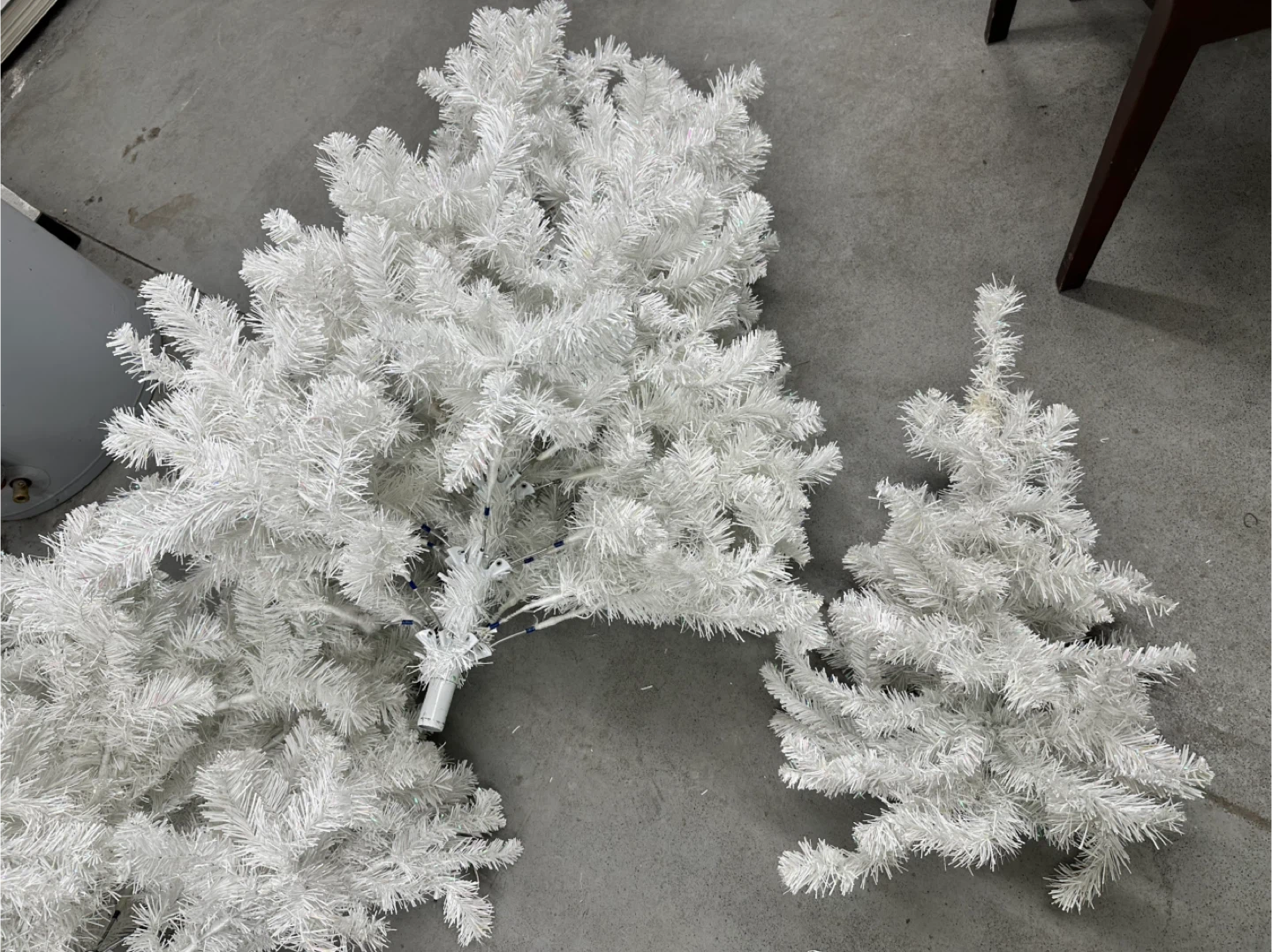 White Artificial Christmas Tree - photo 2