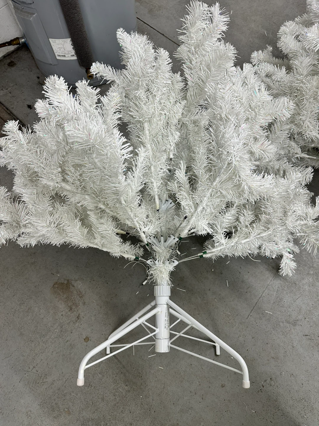 White Artificial Christmas Tree