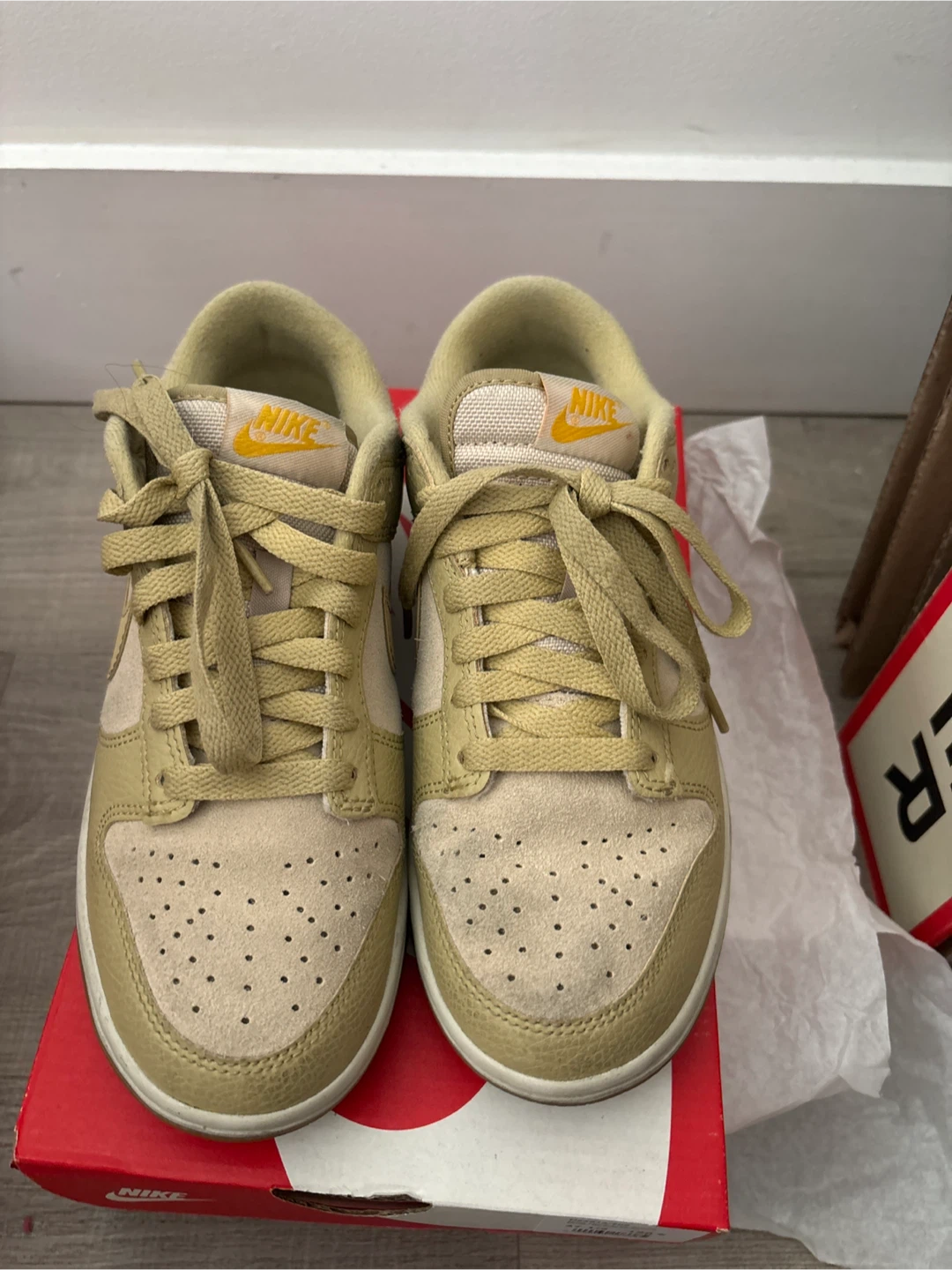 Nike Dunk Low Suede "Pecan" Sneakers - photo 2