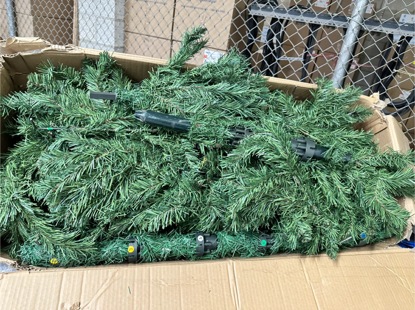 7' Crystal Glacier Pine Tree - White/Irid - photo 5