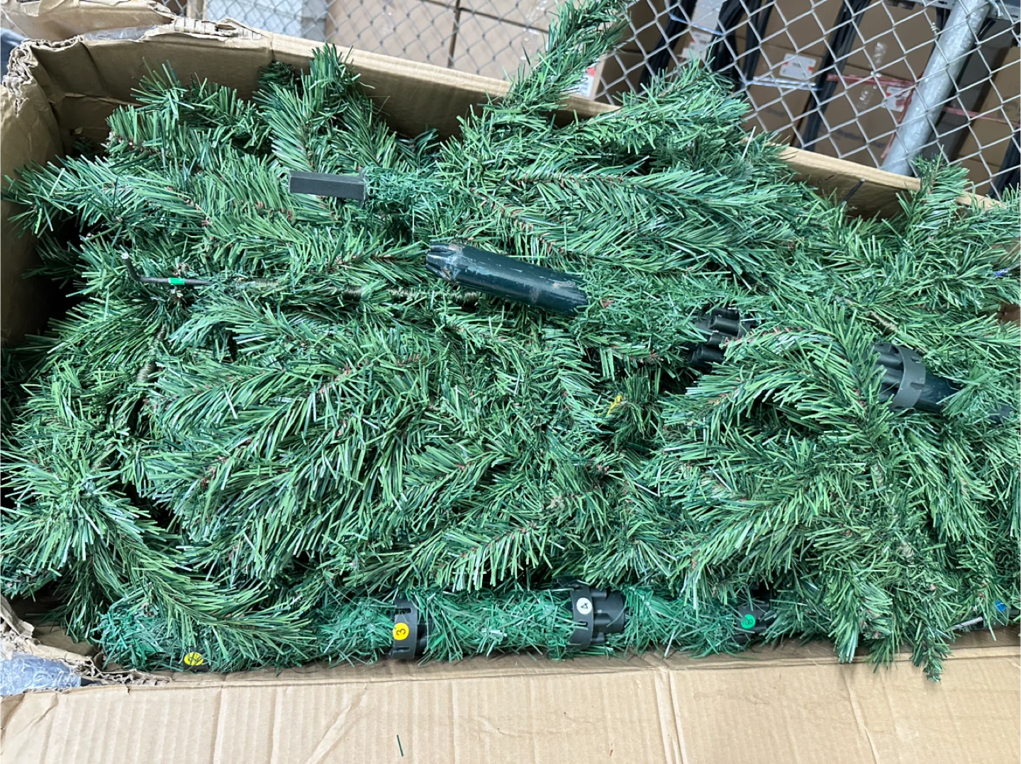 7' Crystal Glacier Pine Tree - White/Irid - photo 4