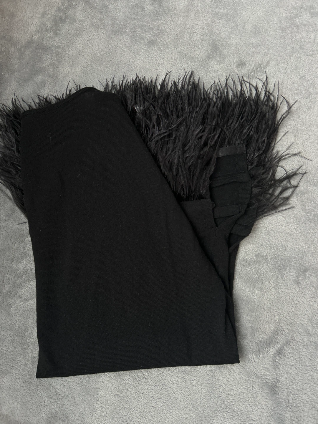 Polo Ralph Lauren Merino Wool Sweater with Feather Trim - Size M - photo 5