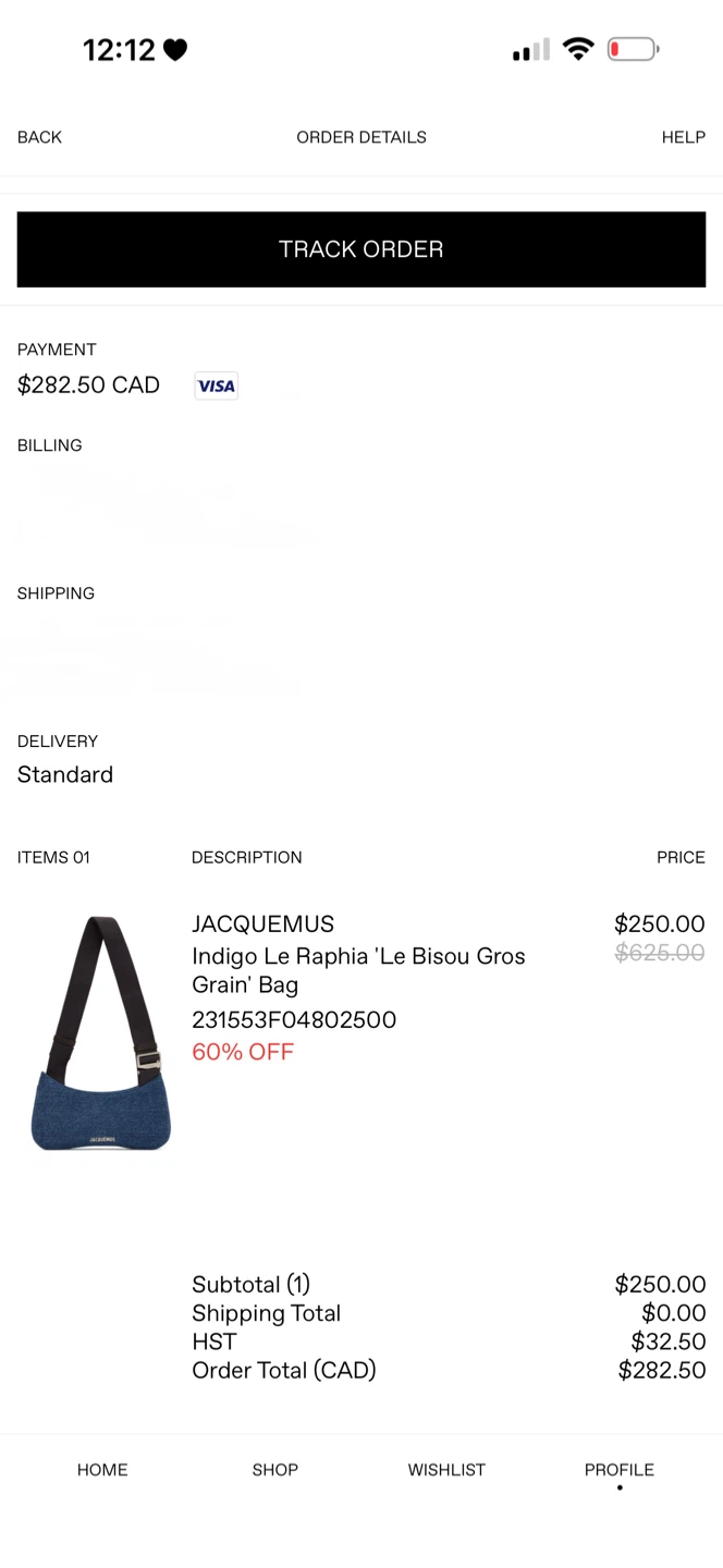 Jacquemus Le Bisou Gros Grain Denim Shoulder Bag - photo 4