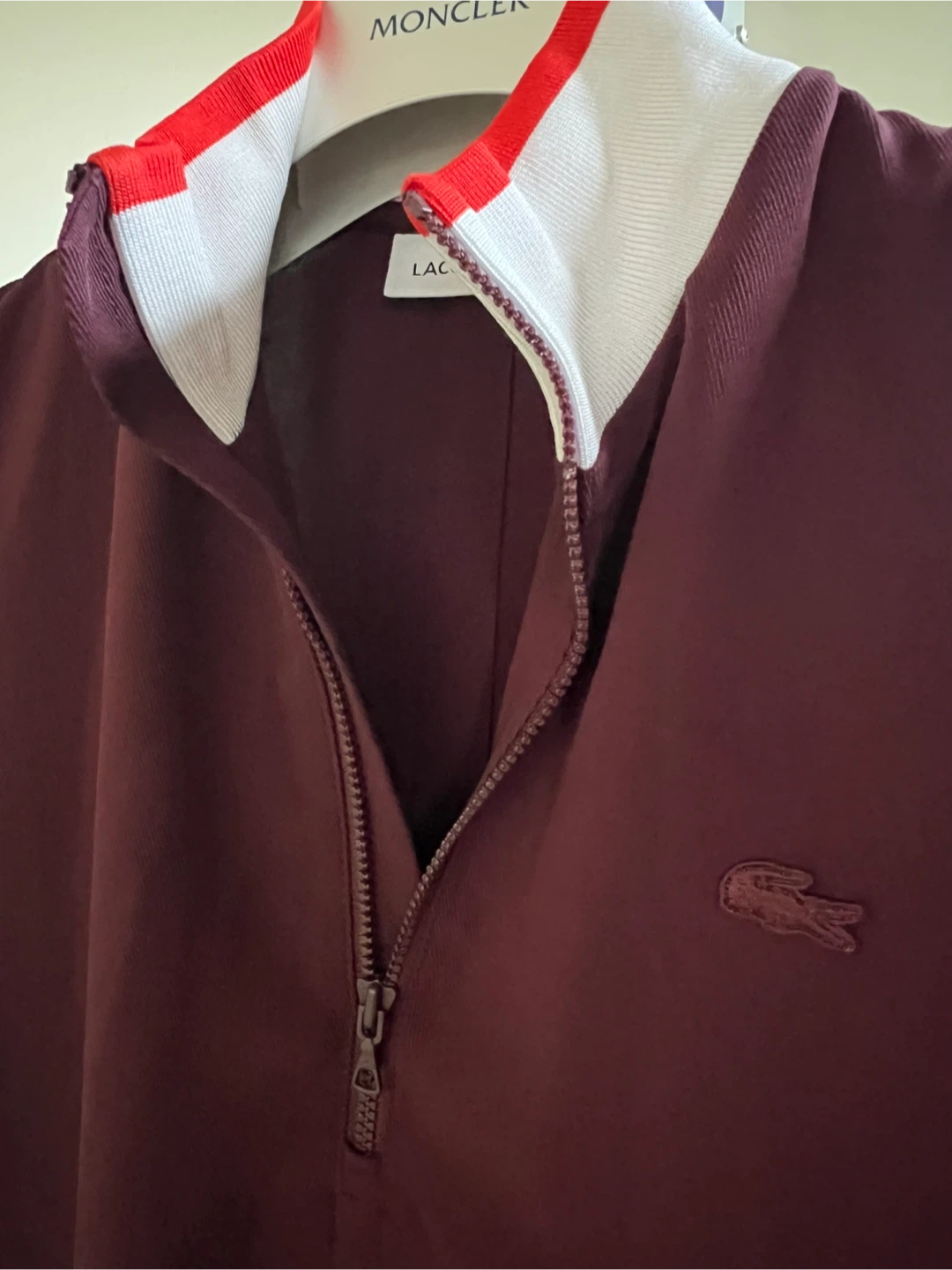 Lacoste Women's Burgundy Dress Size 34 - photo 3