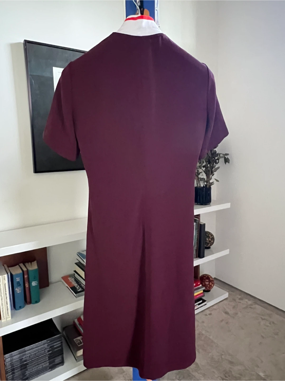 Lacoste Women's Burgundy Dress Size 34 - photo 2