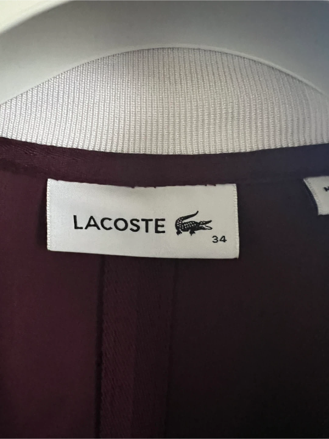 Lacoste Women's Burgundy Dress Size 34 - photo 4
