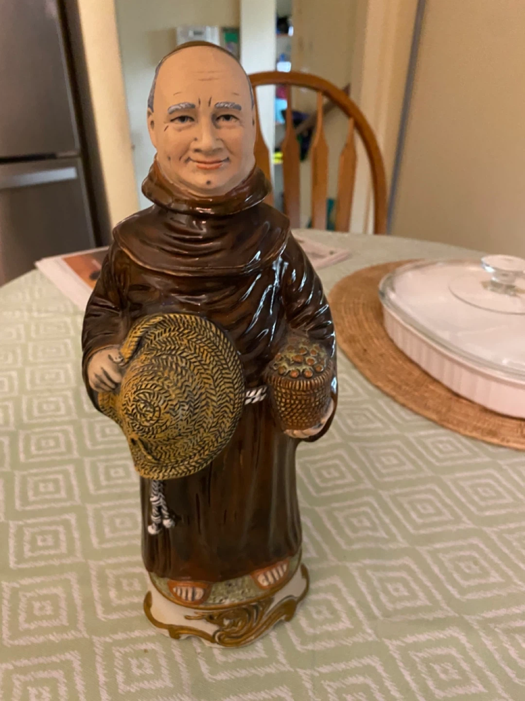 Unique Frangelico Monk Liquor Bottle