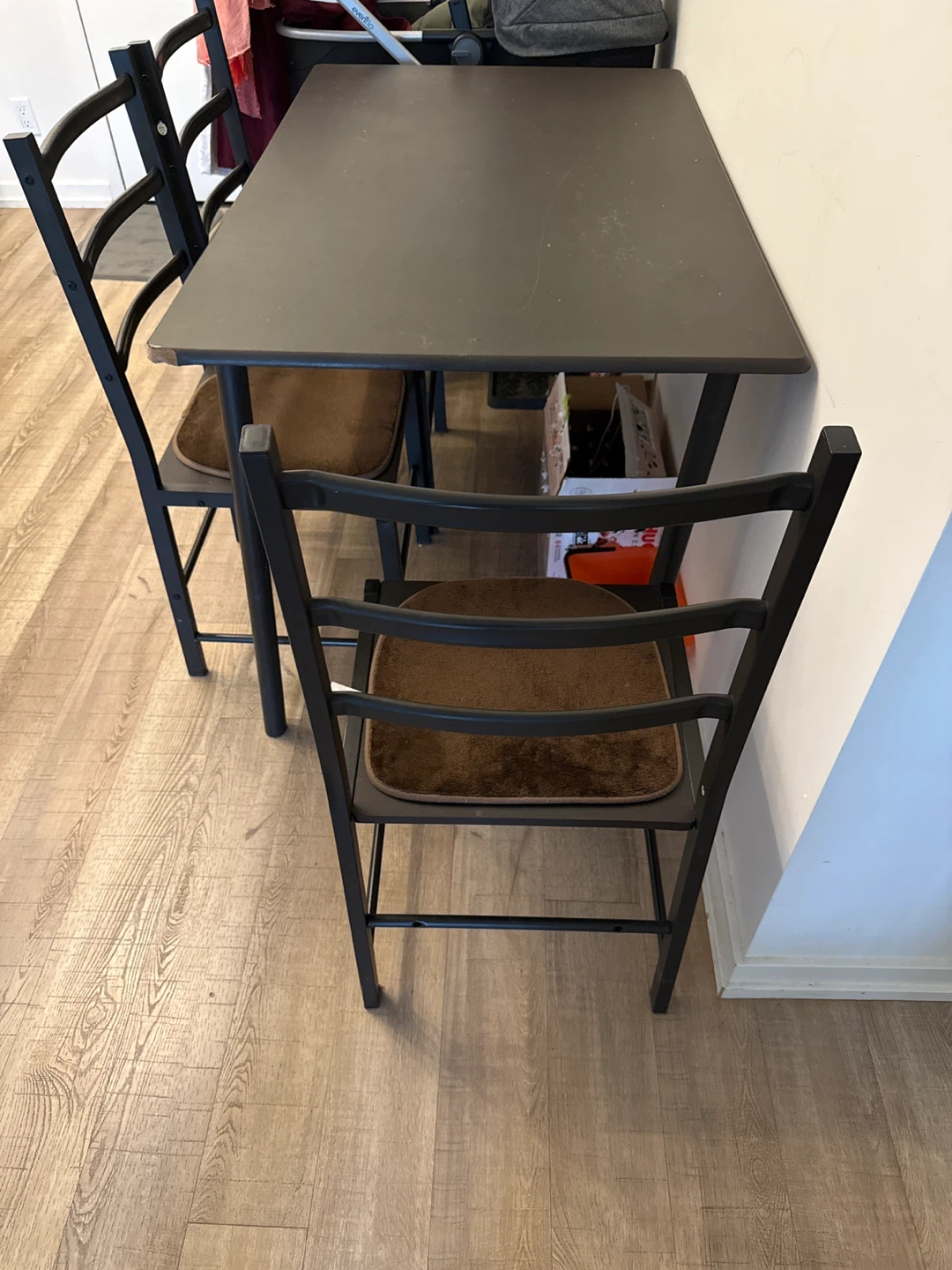 Metal Dining Set with 3 Metal Chairs - photo 2