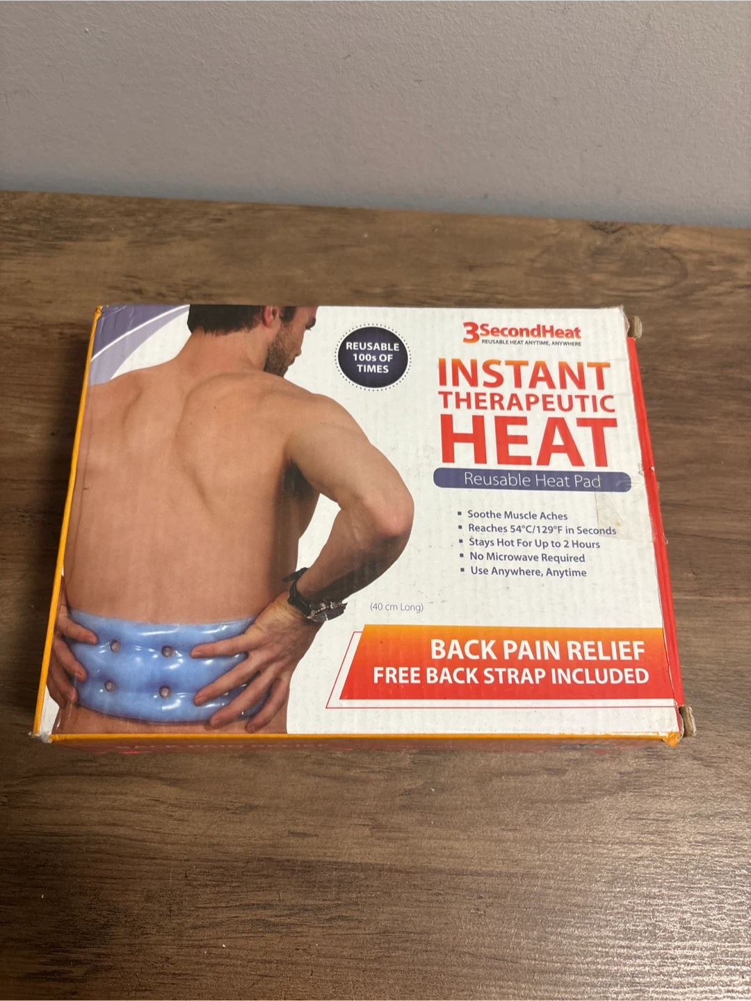 3SecondHeat Instant Therapeutic Reusable Heat Pad