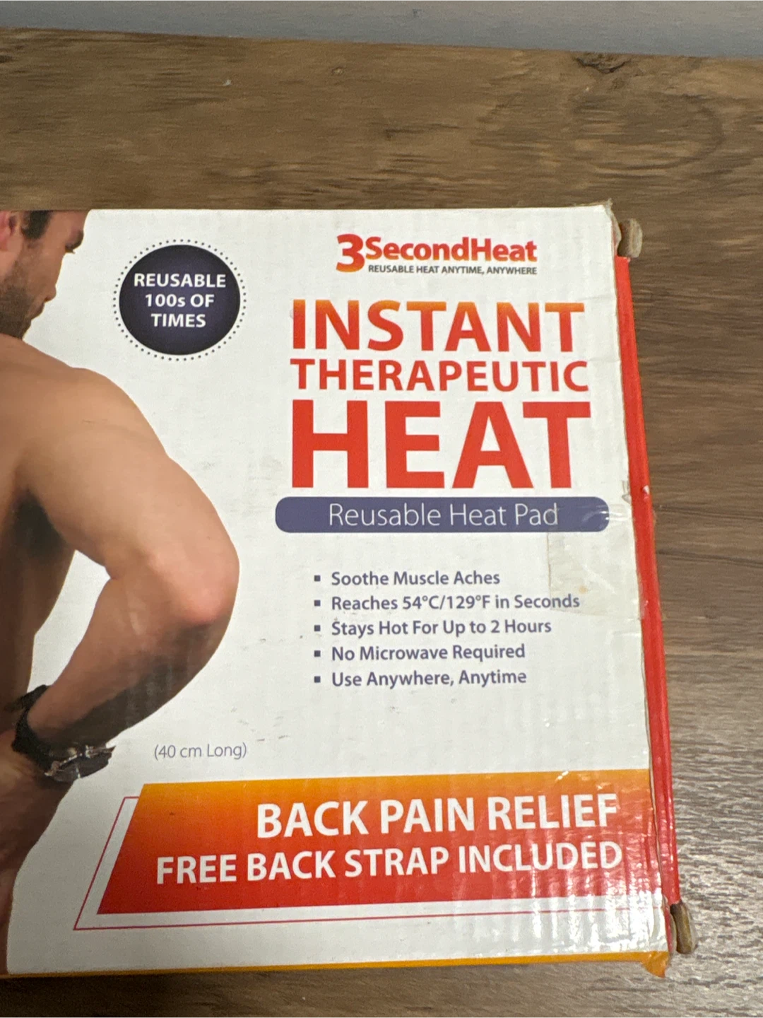 3SecondHeat Instant Therapeutic Reusable Heat Pad - photo 2