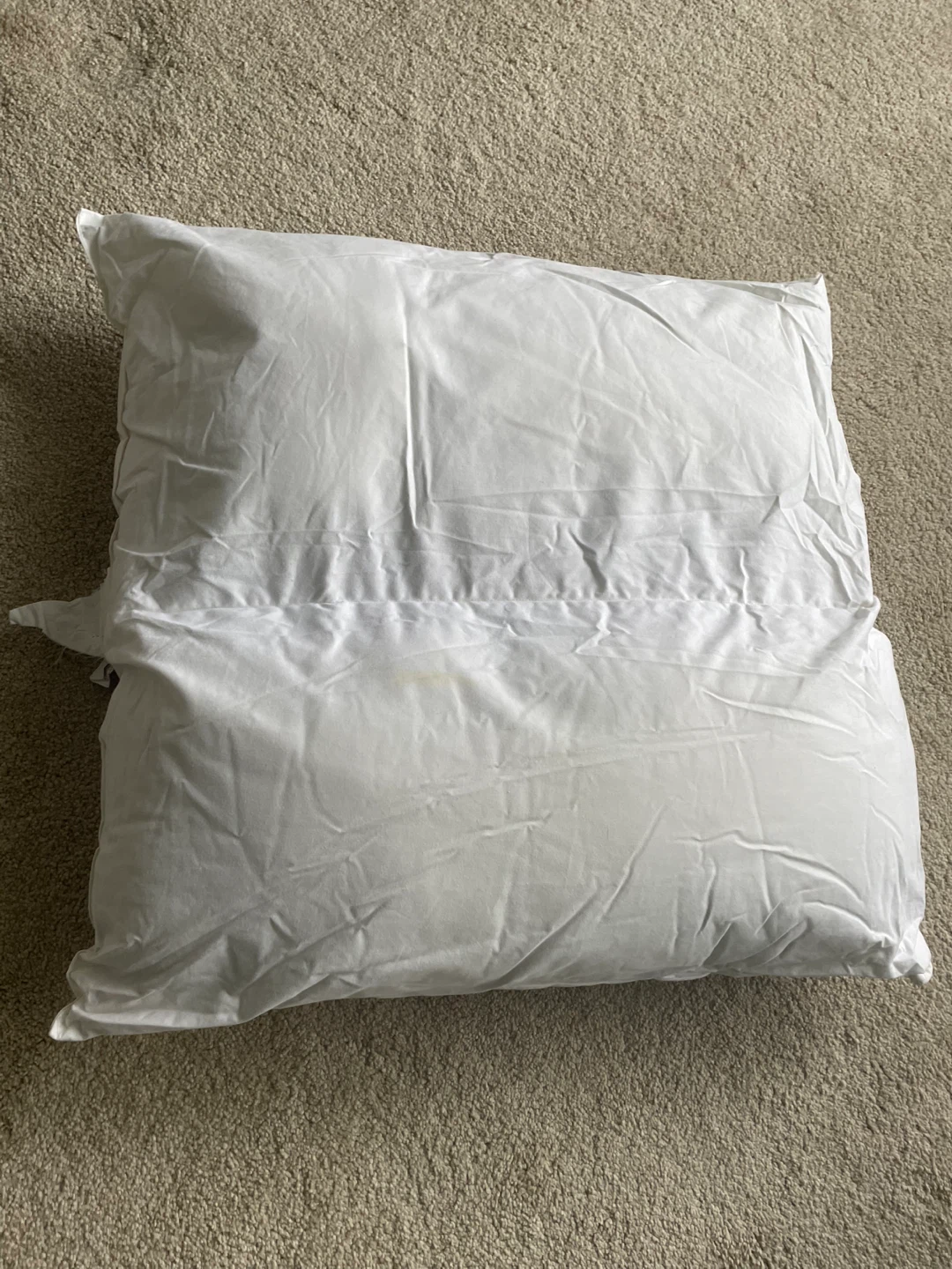 White reading Pillow with lumbar support