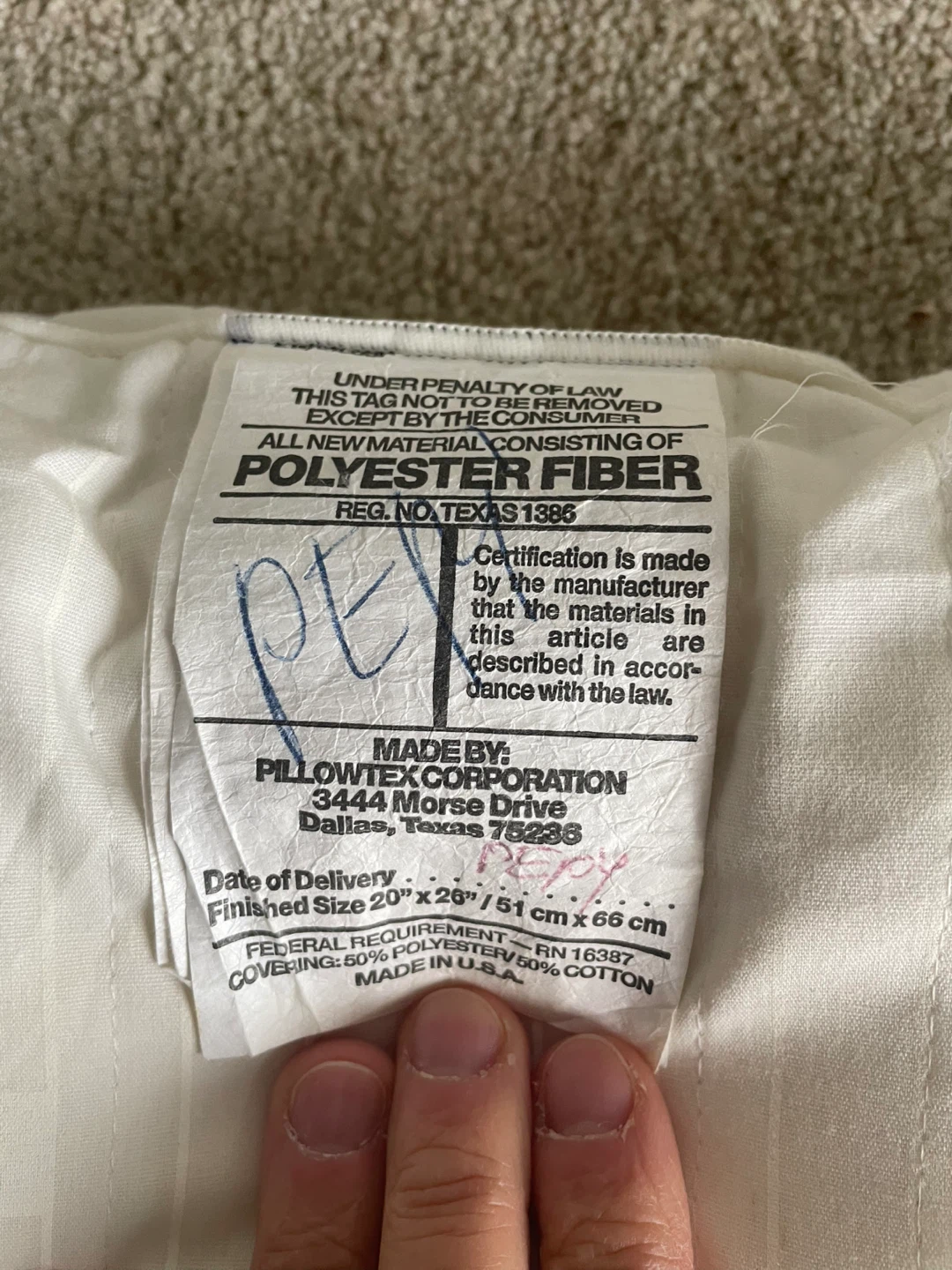 DuPont Dacron Polyester Pillow - photo 4