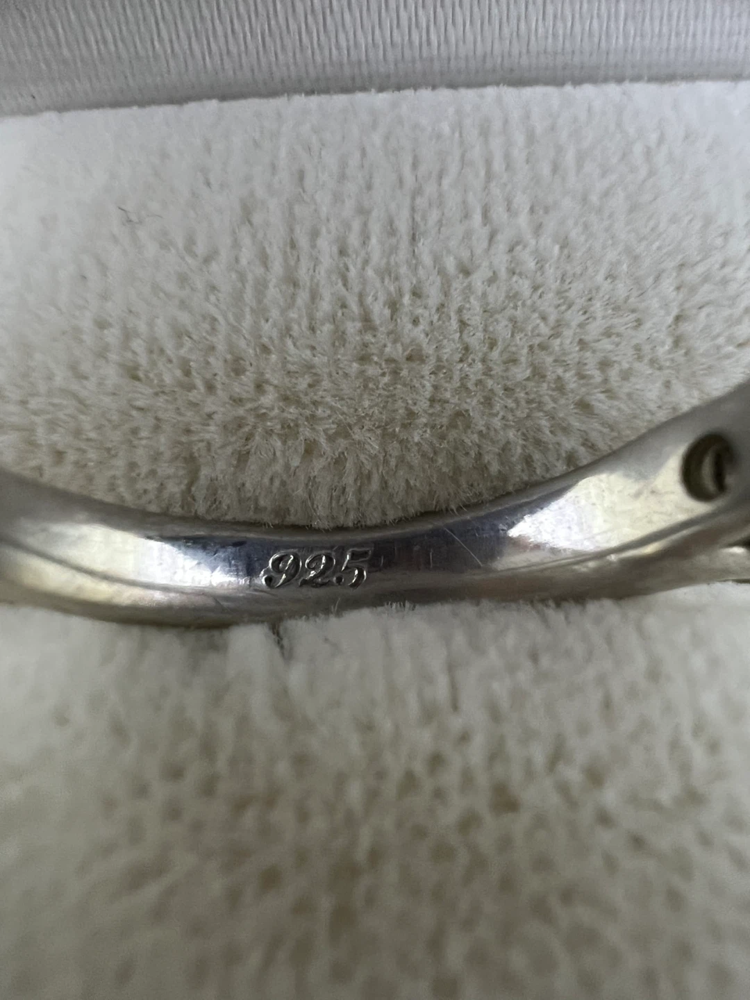 Vintage Sterling Silver 5-Stone Ring - photo 2