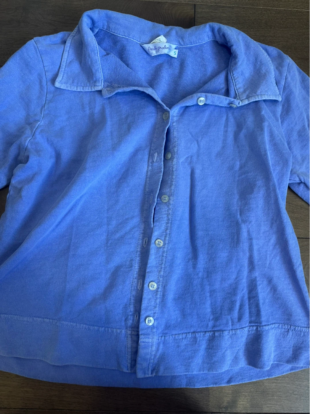 Fresh Produce Blue Collared Shirt - Size S - photo 2