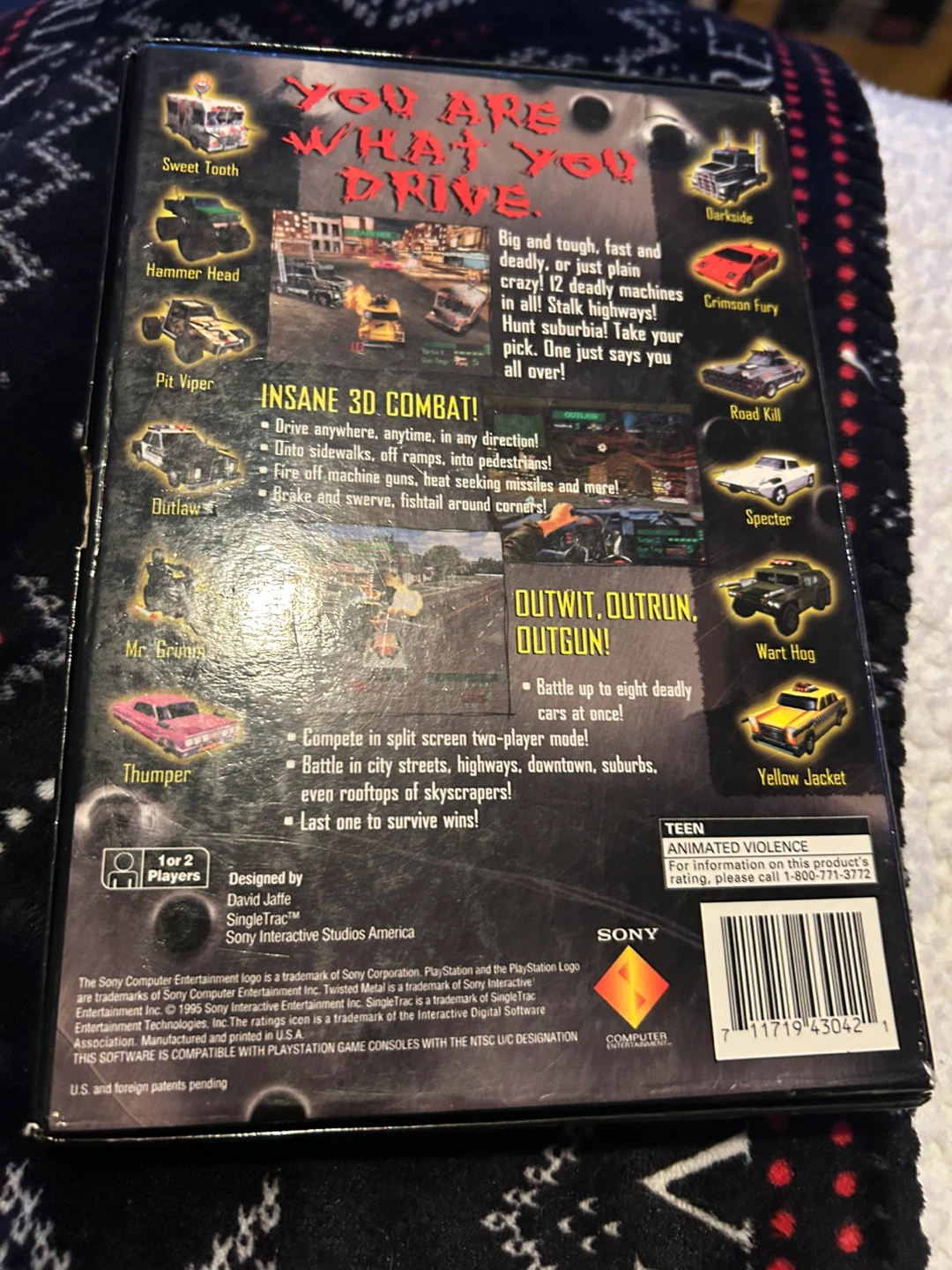 Twisted Metal Big Box PlayStation 1 - photo 5