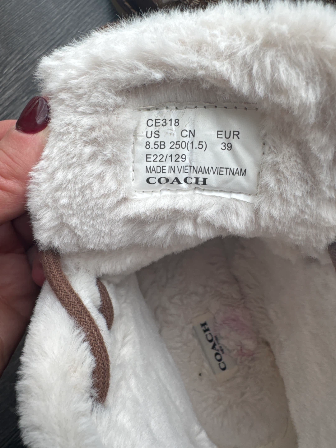 Coach Signature Fur Lined Winter Boots - photo 3