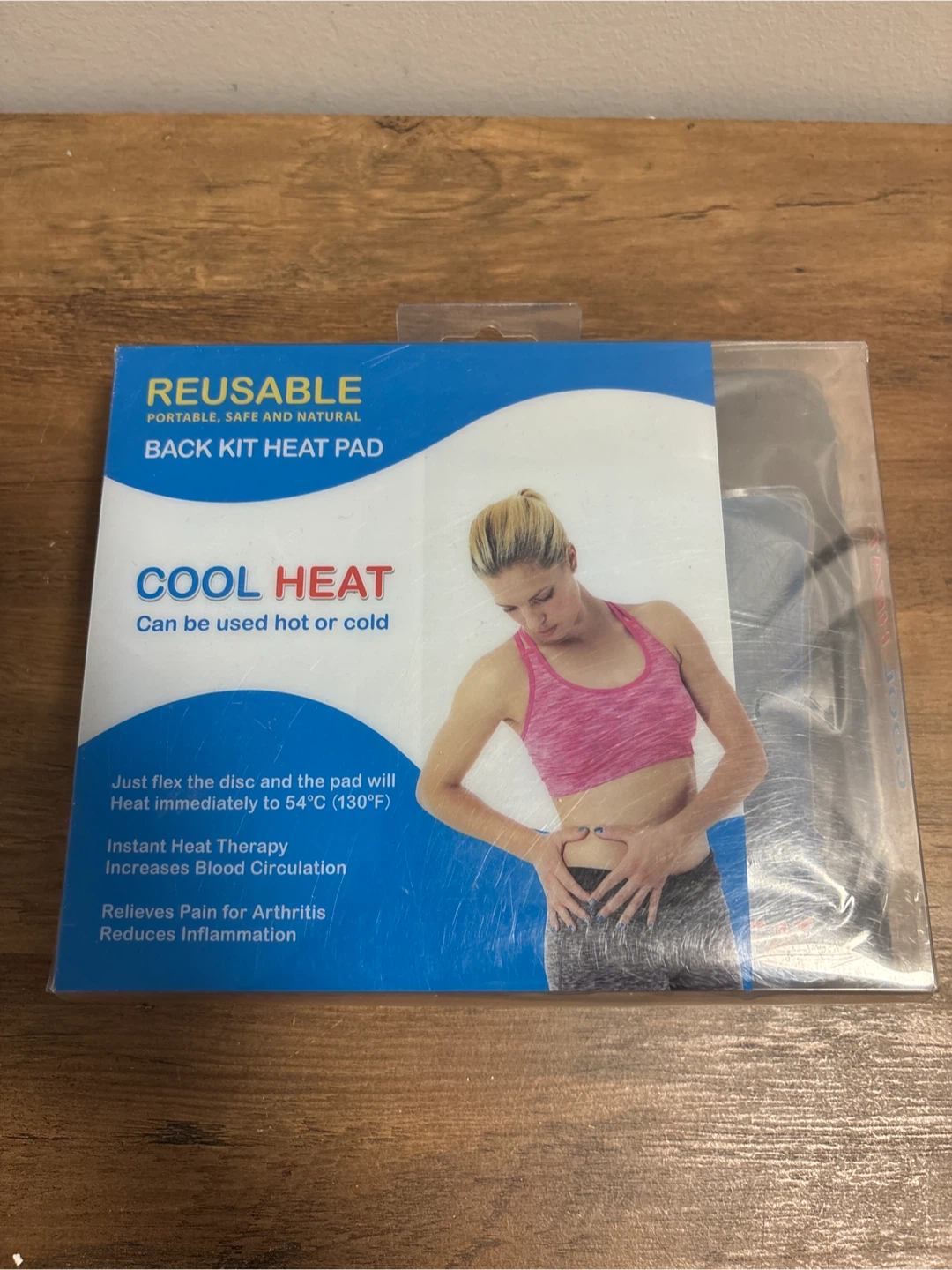 Cool Heat Reusable Back Kit Heat Pad