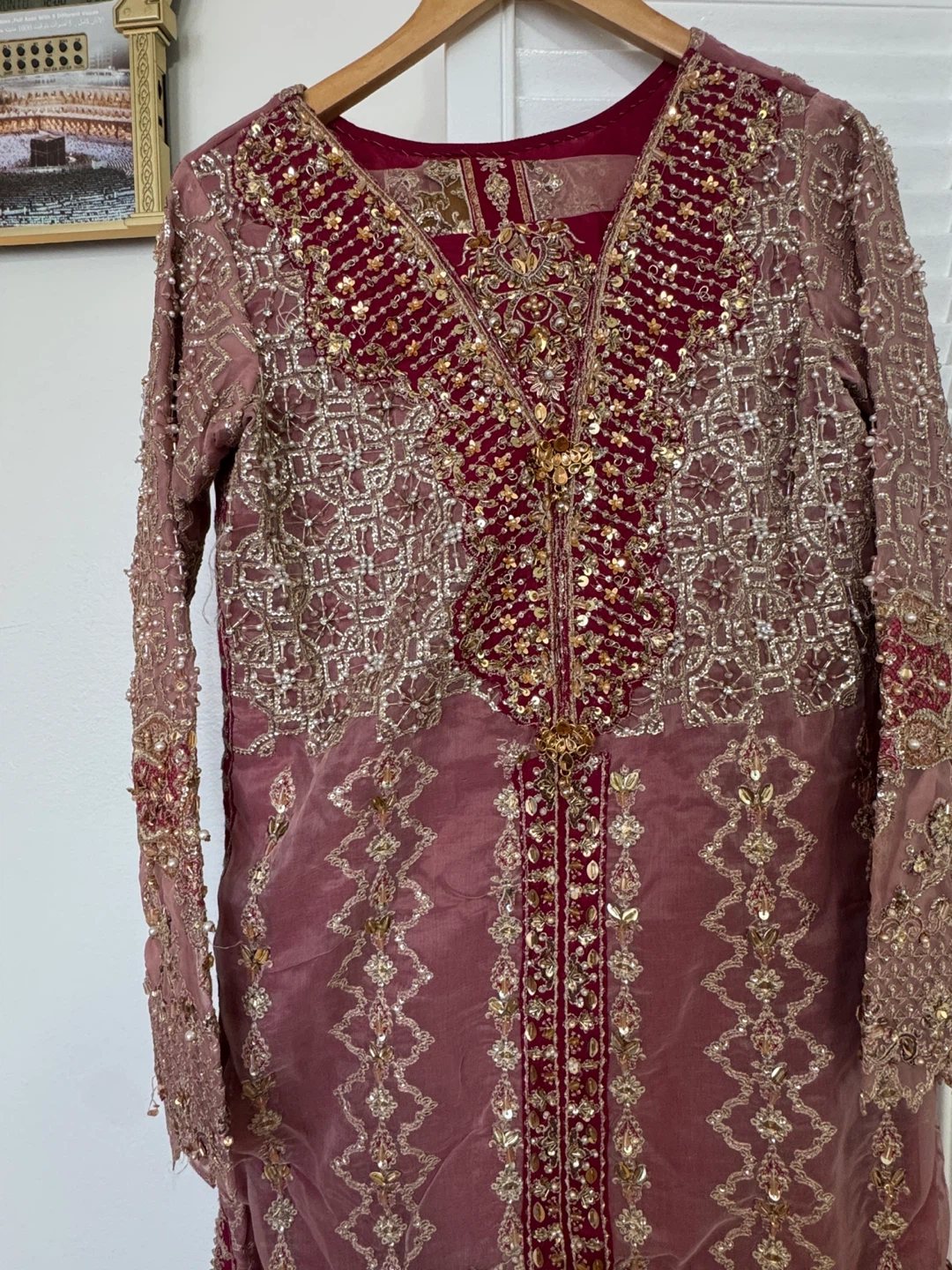 Qalamkar Festive dress - photo 4