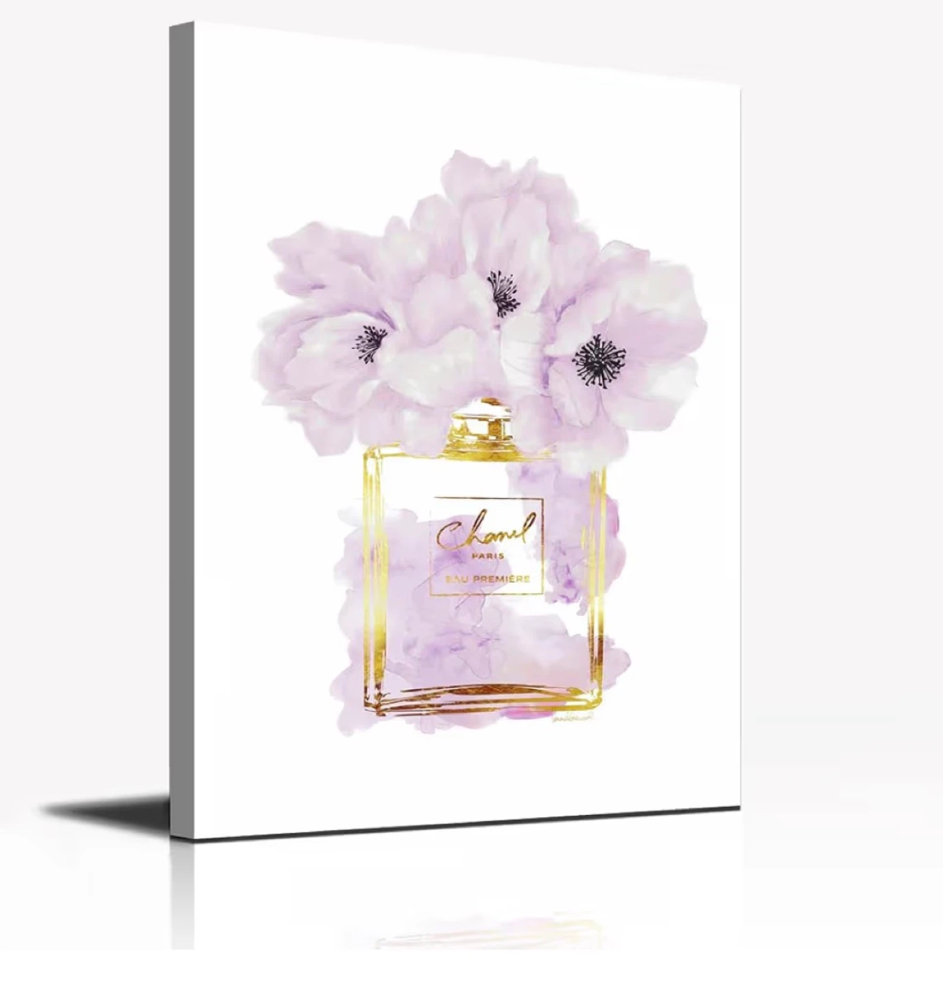 Chanel Paris Eau Premiere Perfume Bottle Canvas Wall Art