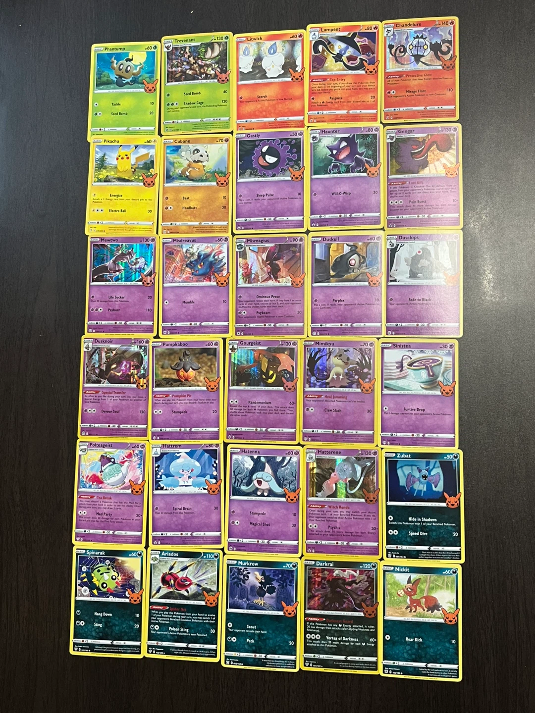 Pokémon Trick or Trade 2022 Complete 30 Card set.