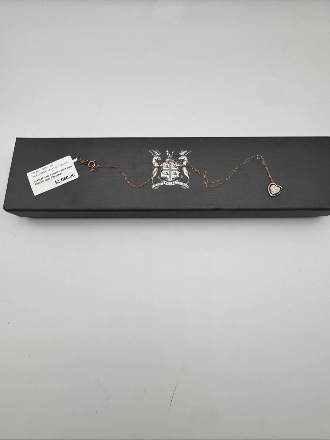 10k Diamond Heart Necklace