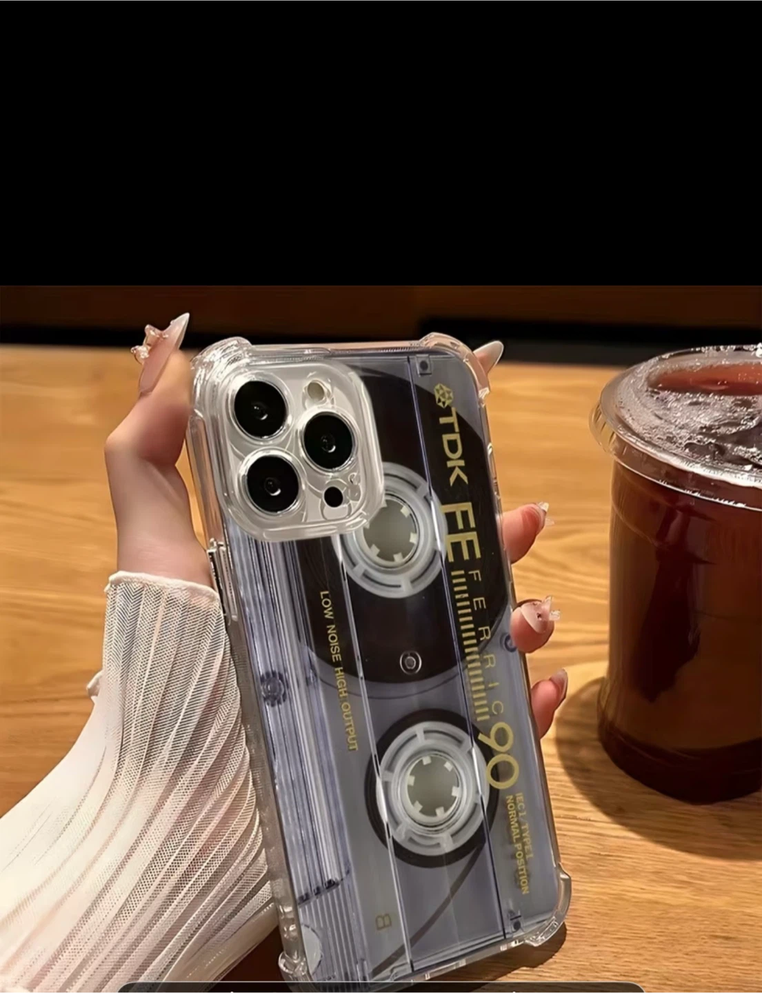iPhone 16 proTDK Cassette Tape Phone Case for iPhone