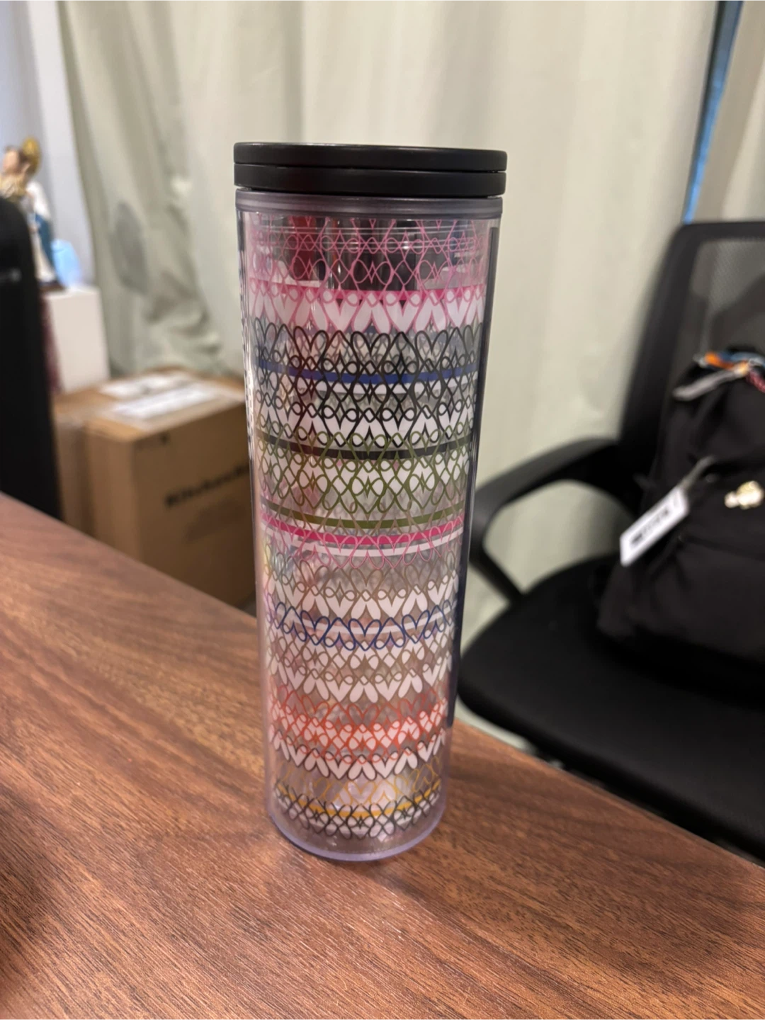 Tumbler with Decorative Pattern