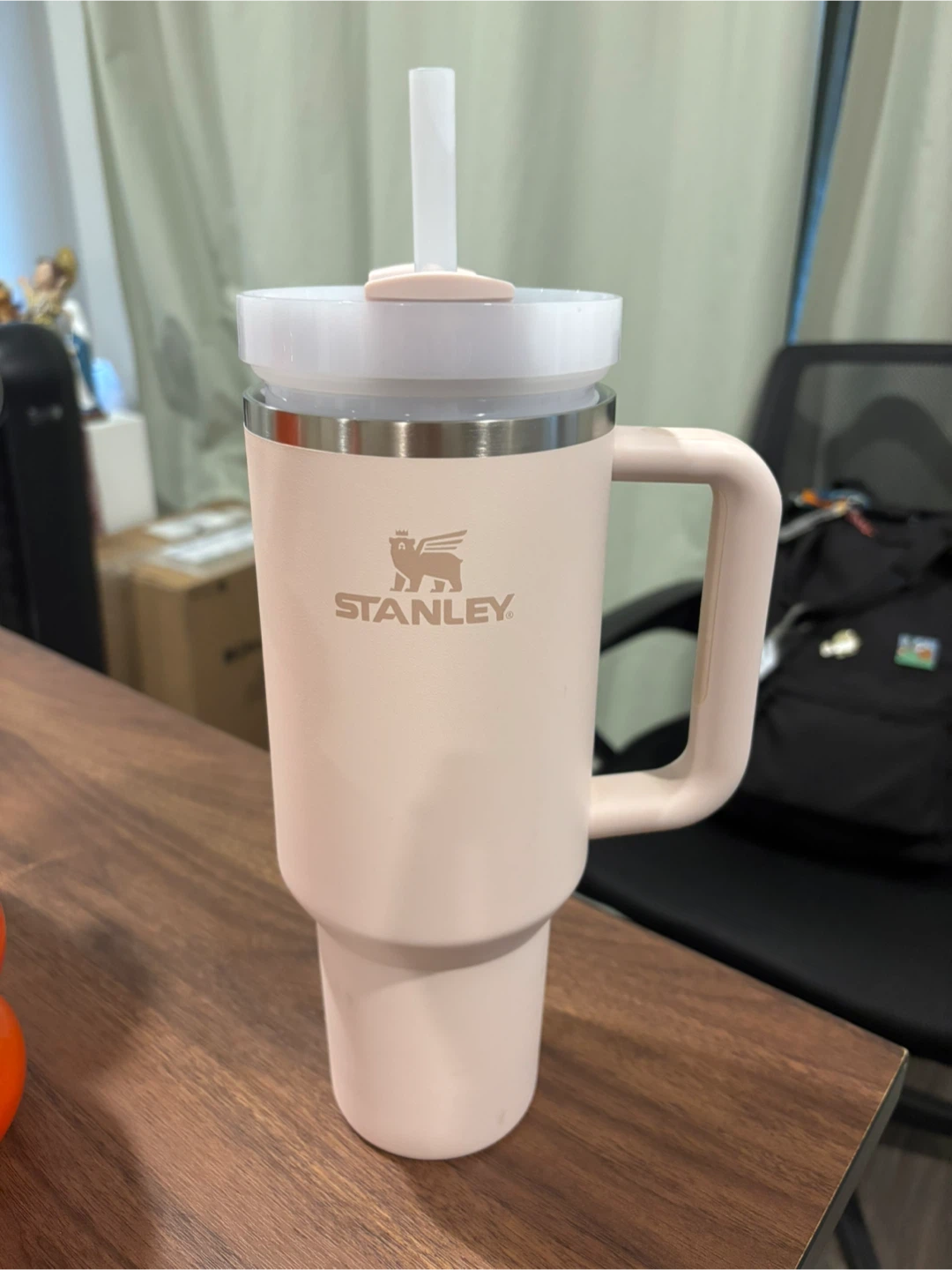 Stanley Tumbler with Straw - Pink