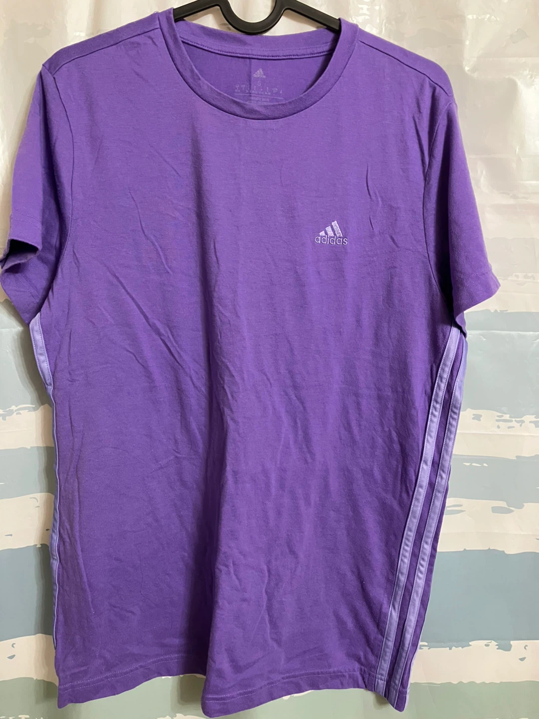 Adidas Women's Purple T-Shirt Size M