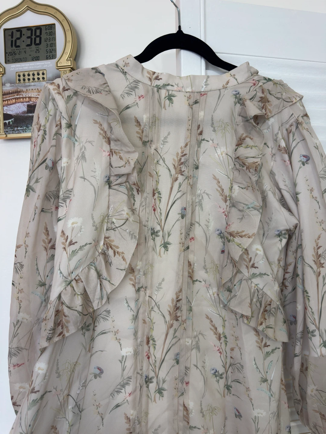 Sowears Sheer Floral Ruffle Maxi Dress - photo 2