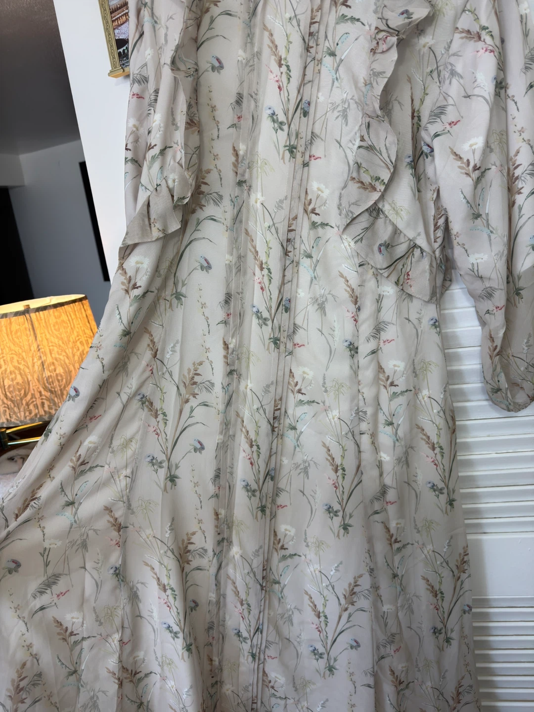 Sowears Sheer Floral Ruffle Maxi Dress - photo 5