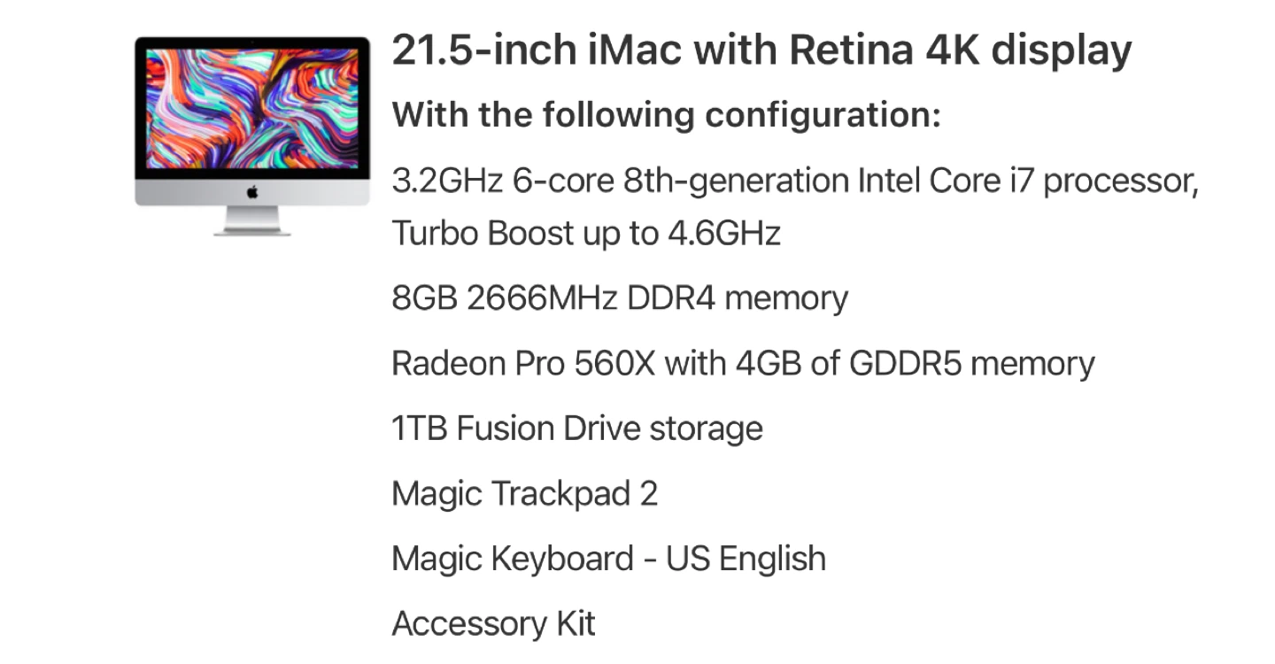 2019 Apple iMac Desktop Computer - photo 3